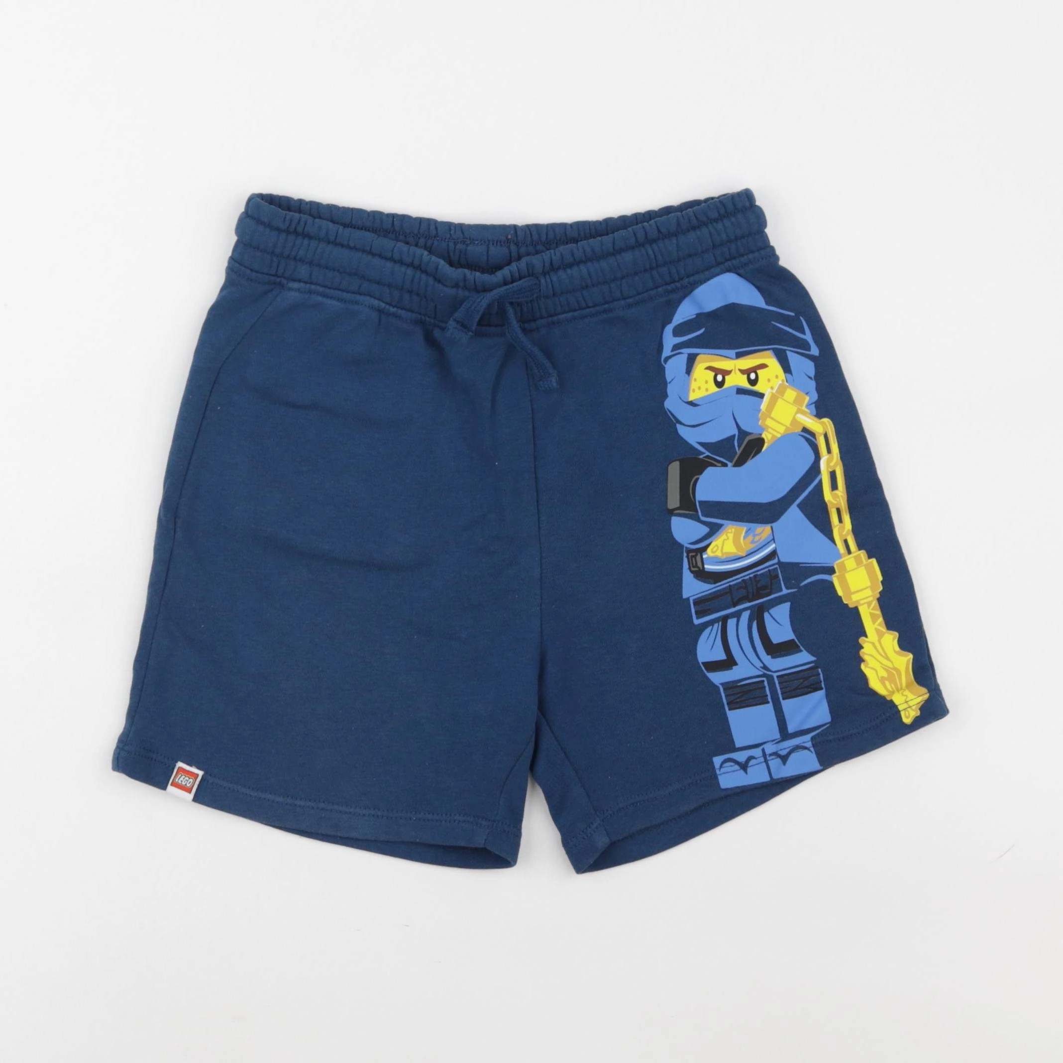 H&M - short bleu - 5/6 ans
