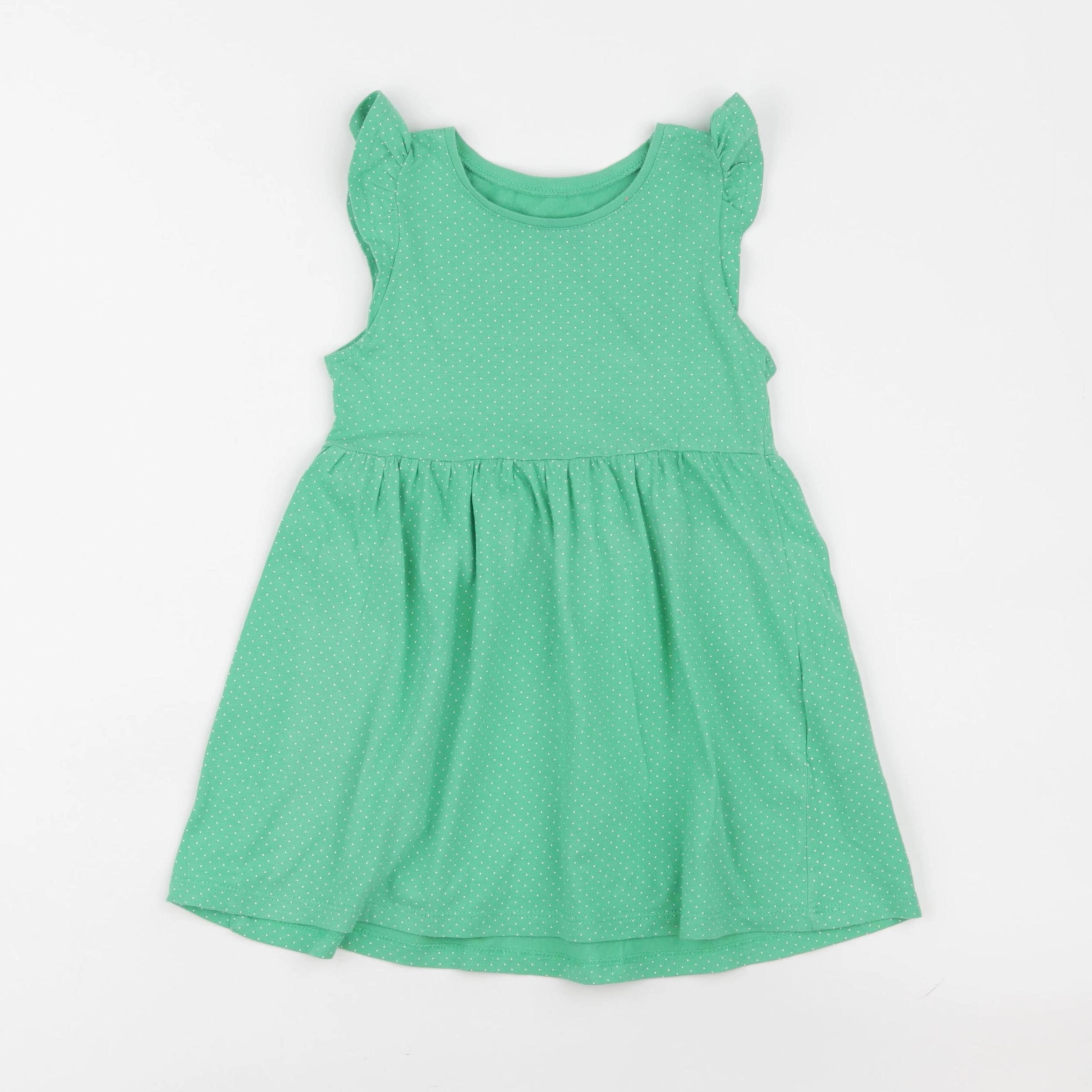 H&M - robe vert - 18/24 mois