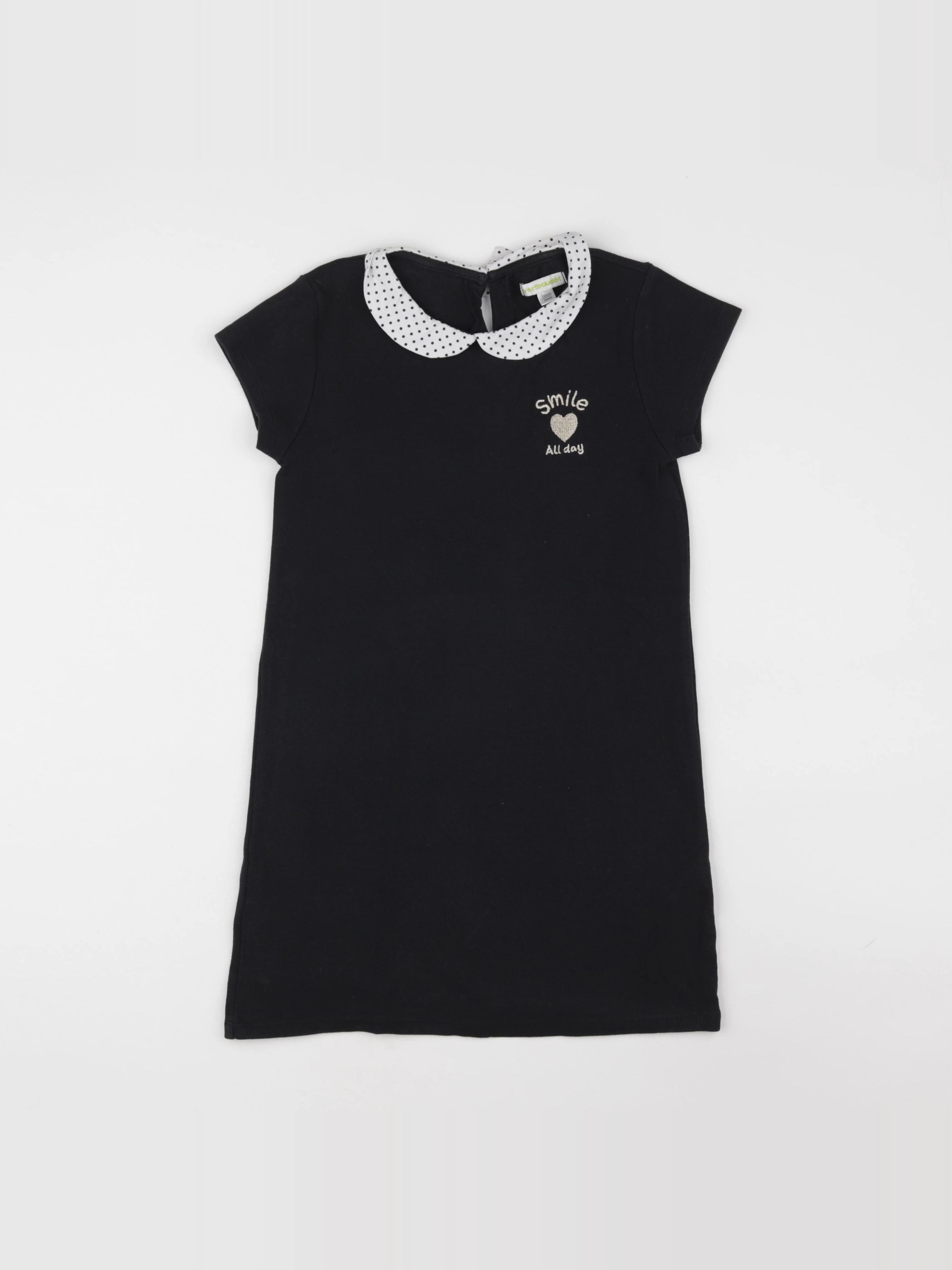 Vertbaudet - robe noir - 7 ans