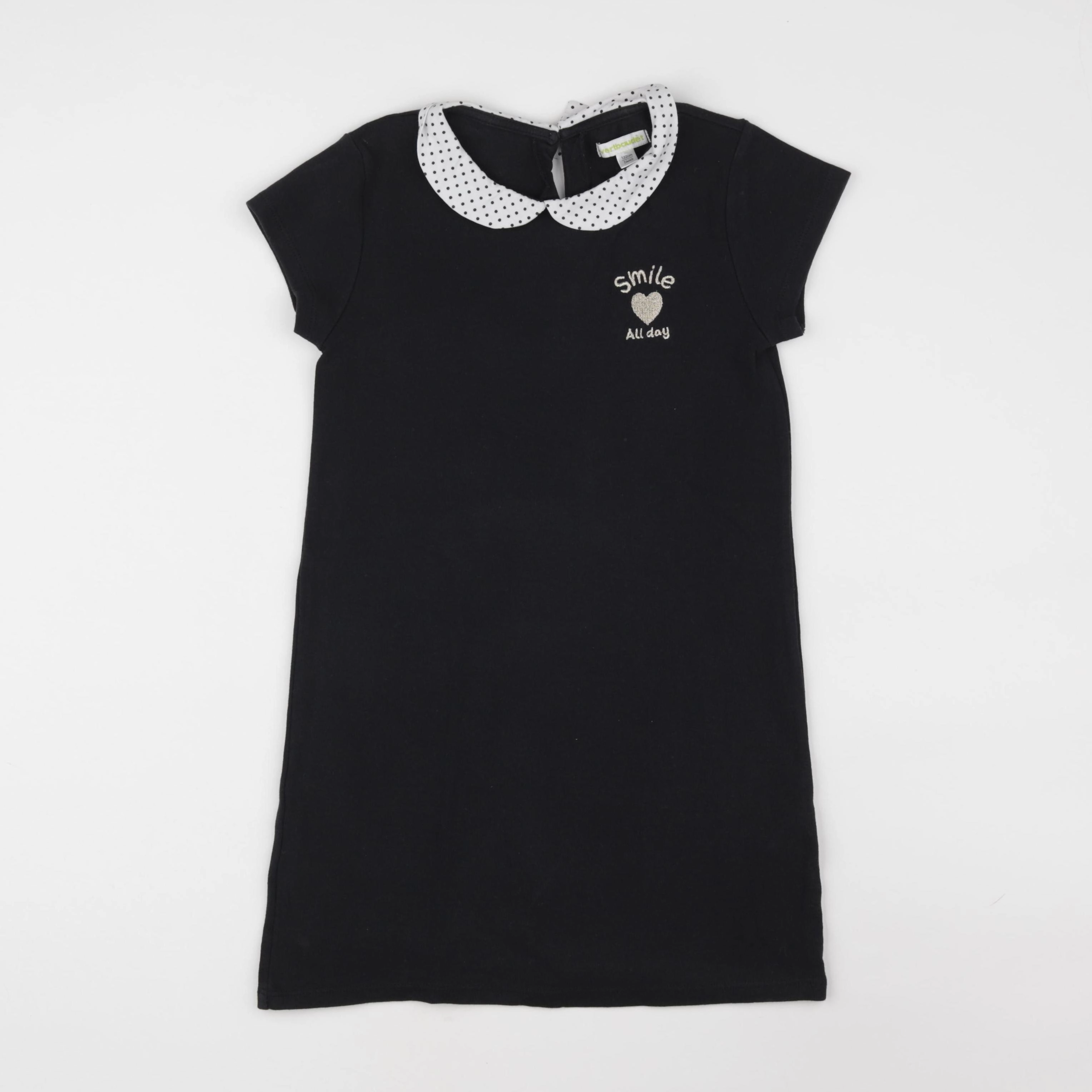 Vertbaudet - robe noir - 7 ans