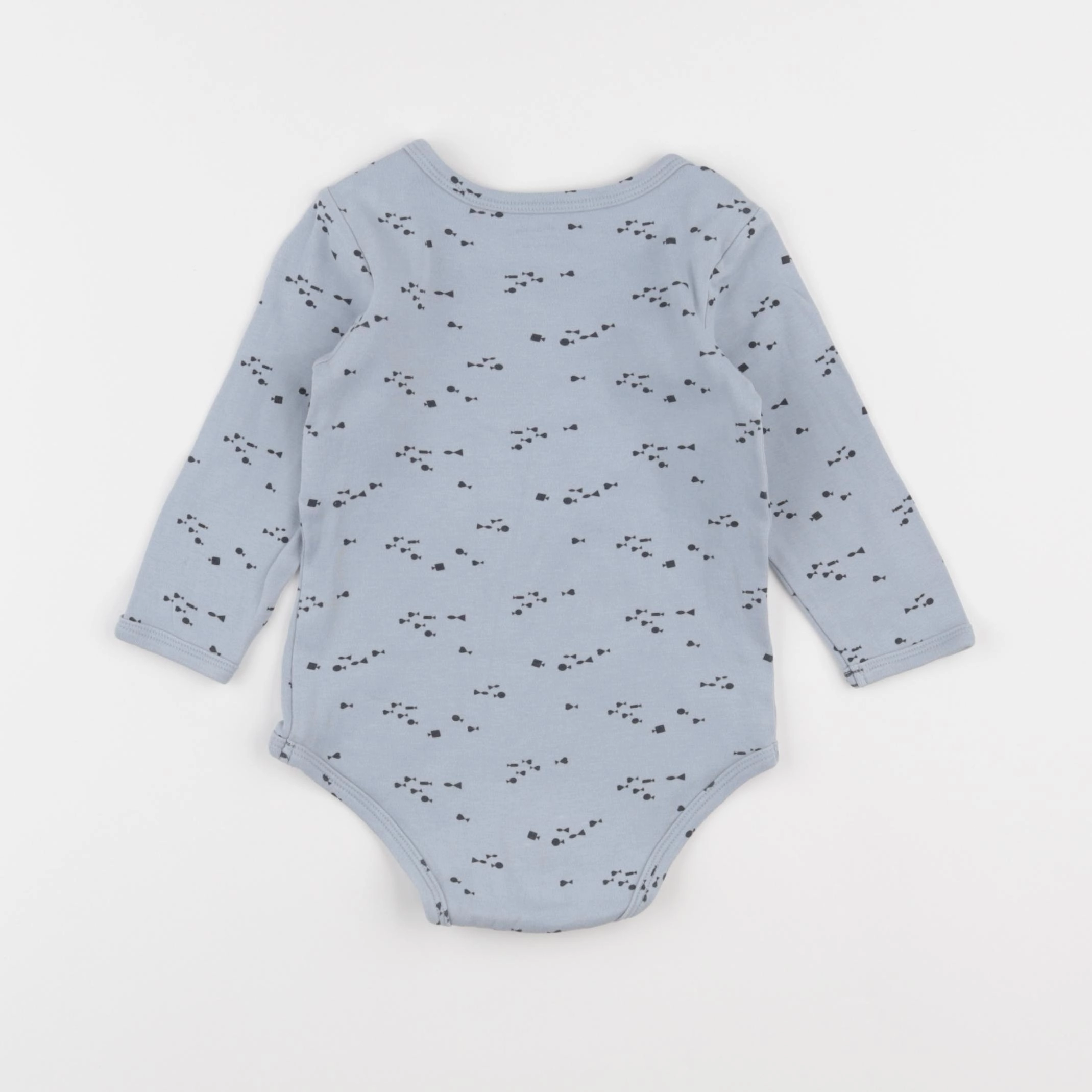 Vertbaudet - body bleu - 18 mois