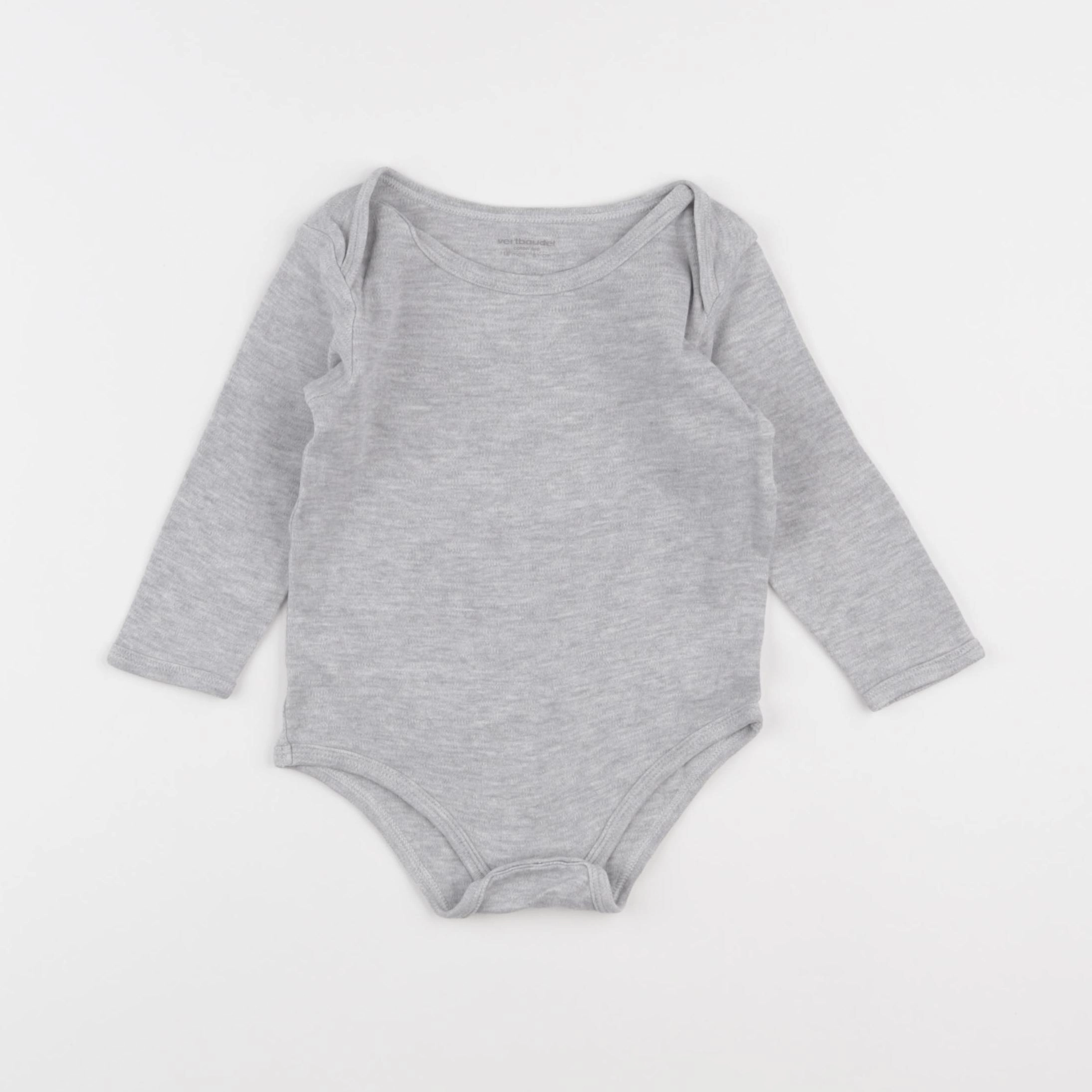 Vertbaudet - body gris - 18 mois