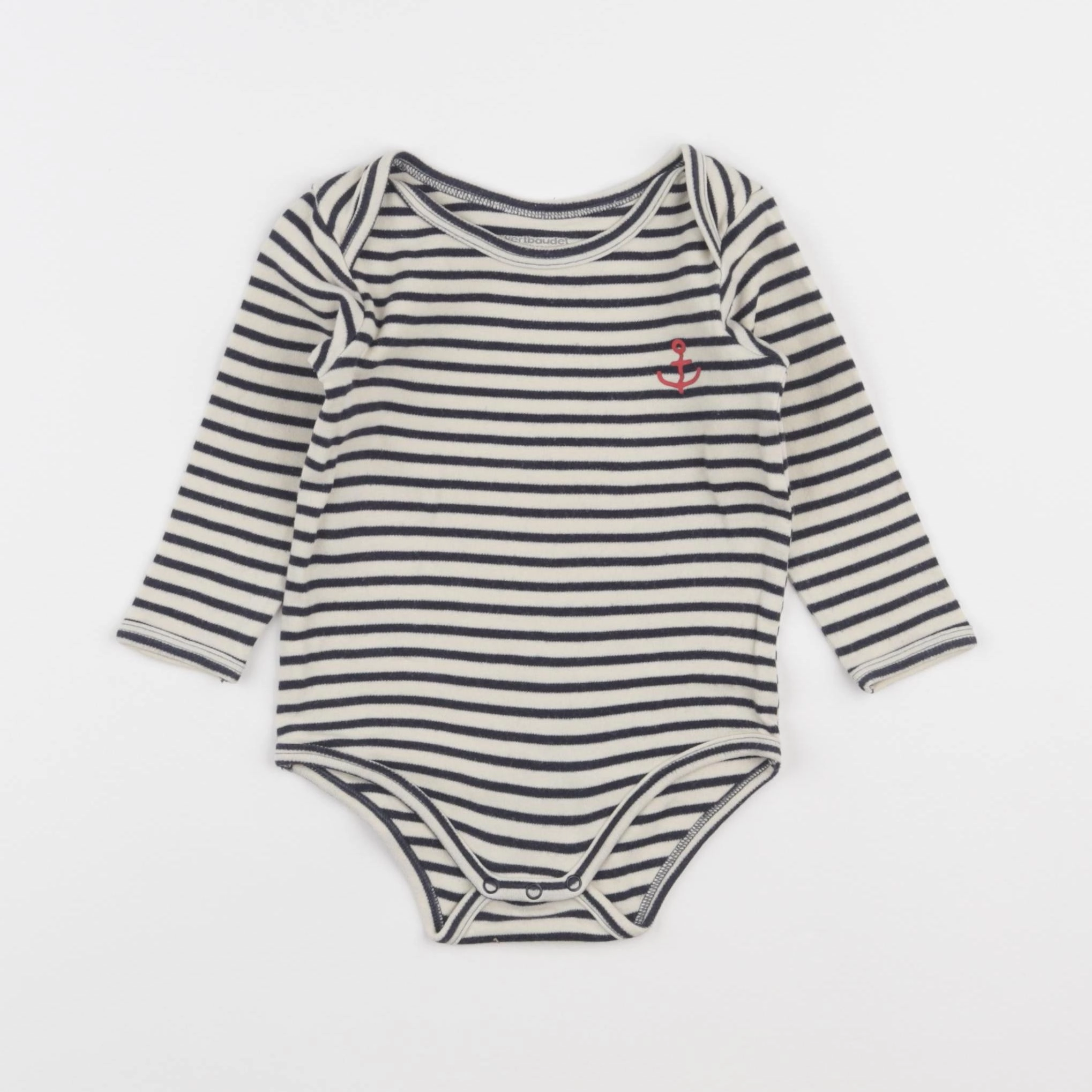 Vertbaudet - body bleu - 18 mois