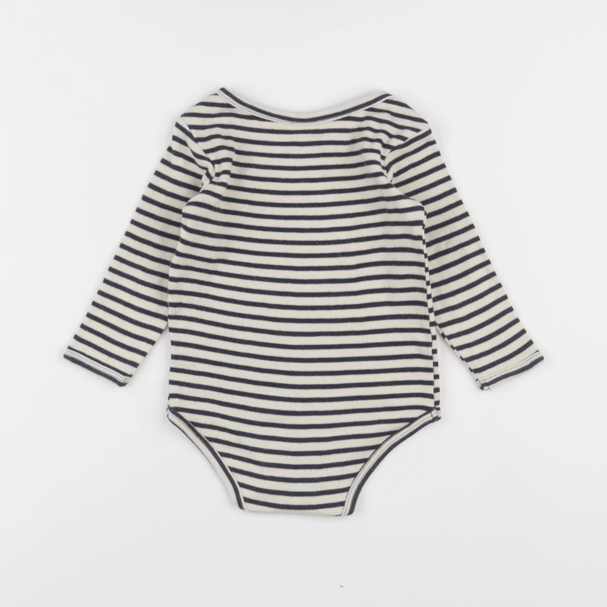Vertbaudet - body bleu - 18 mois