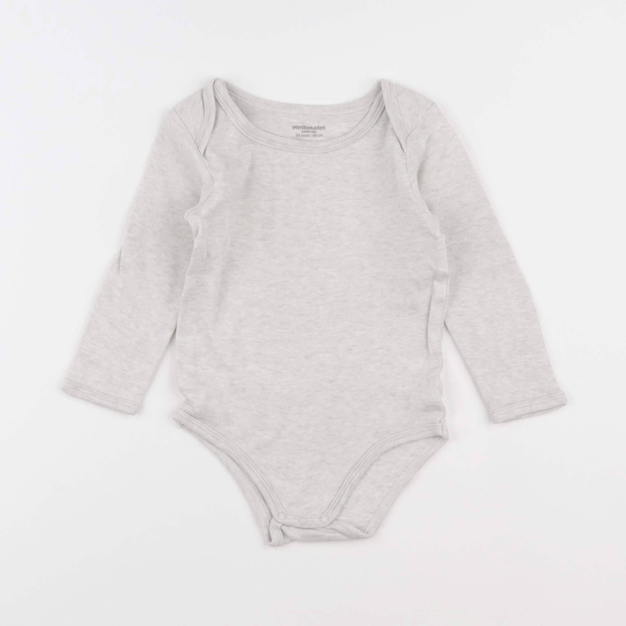Vertbaudet - body beige - 24 mois