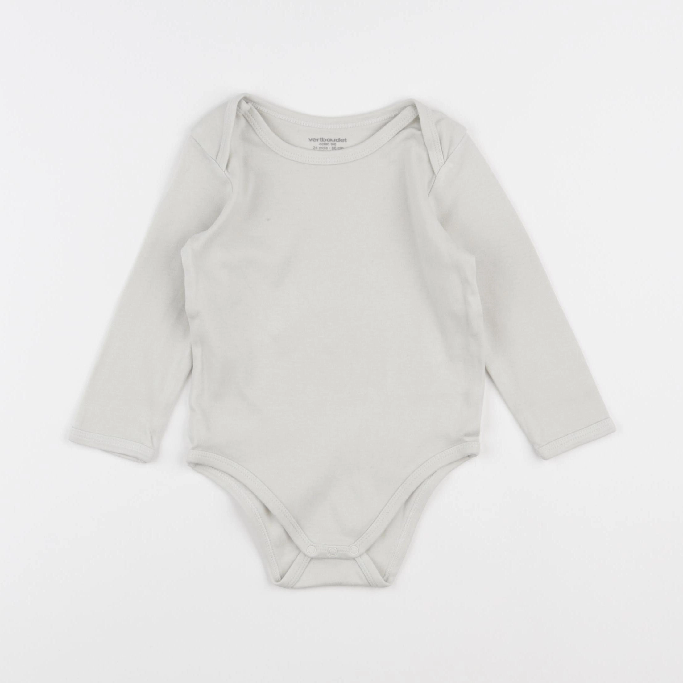 Vertbaudet - body beige - 24 mois