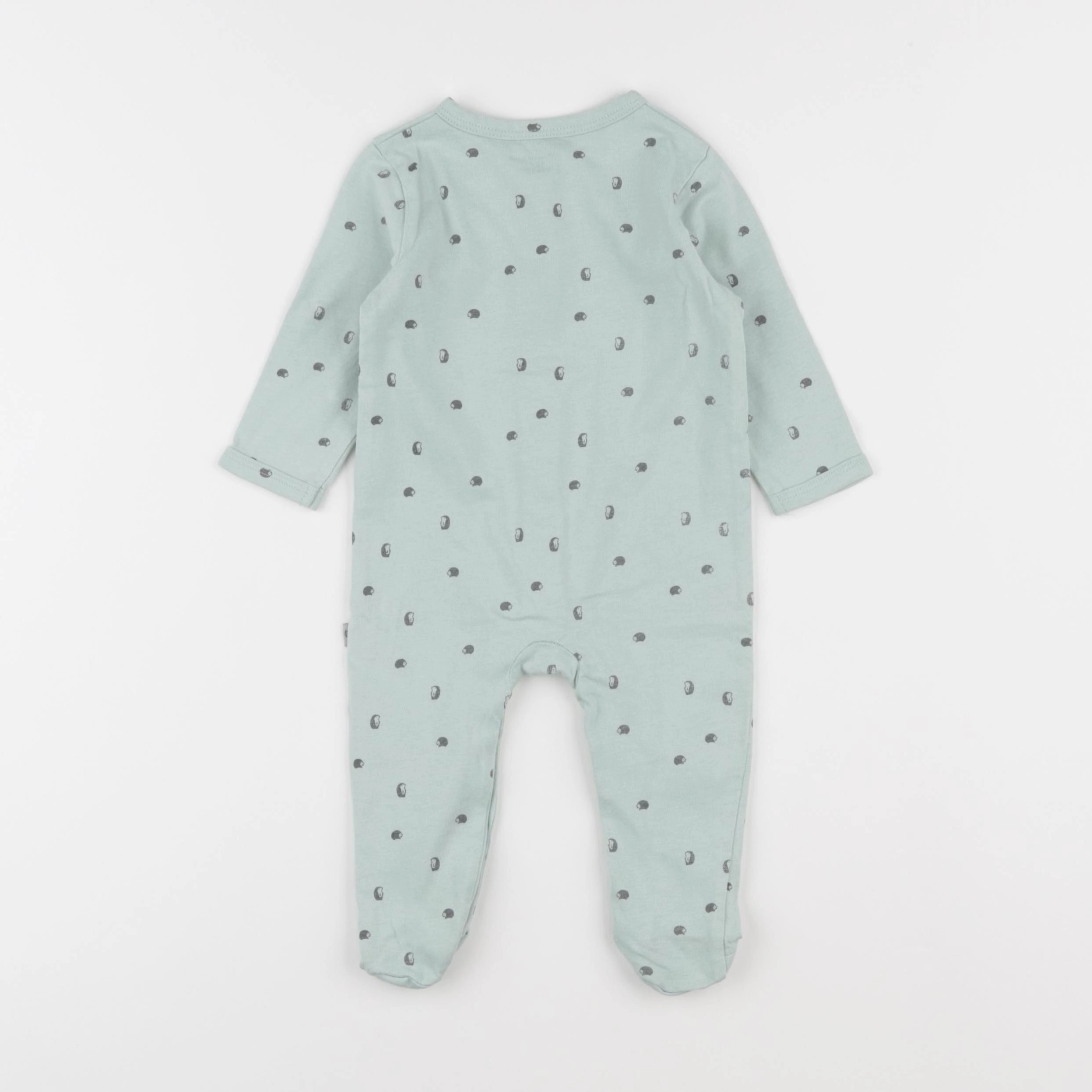 Vertbaudet - pyjama coton vert - 6 mois