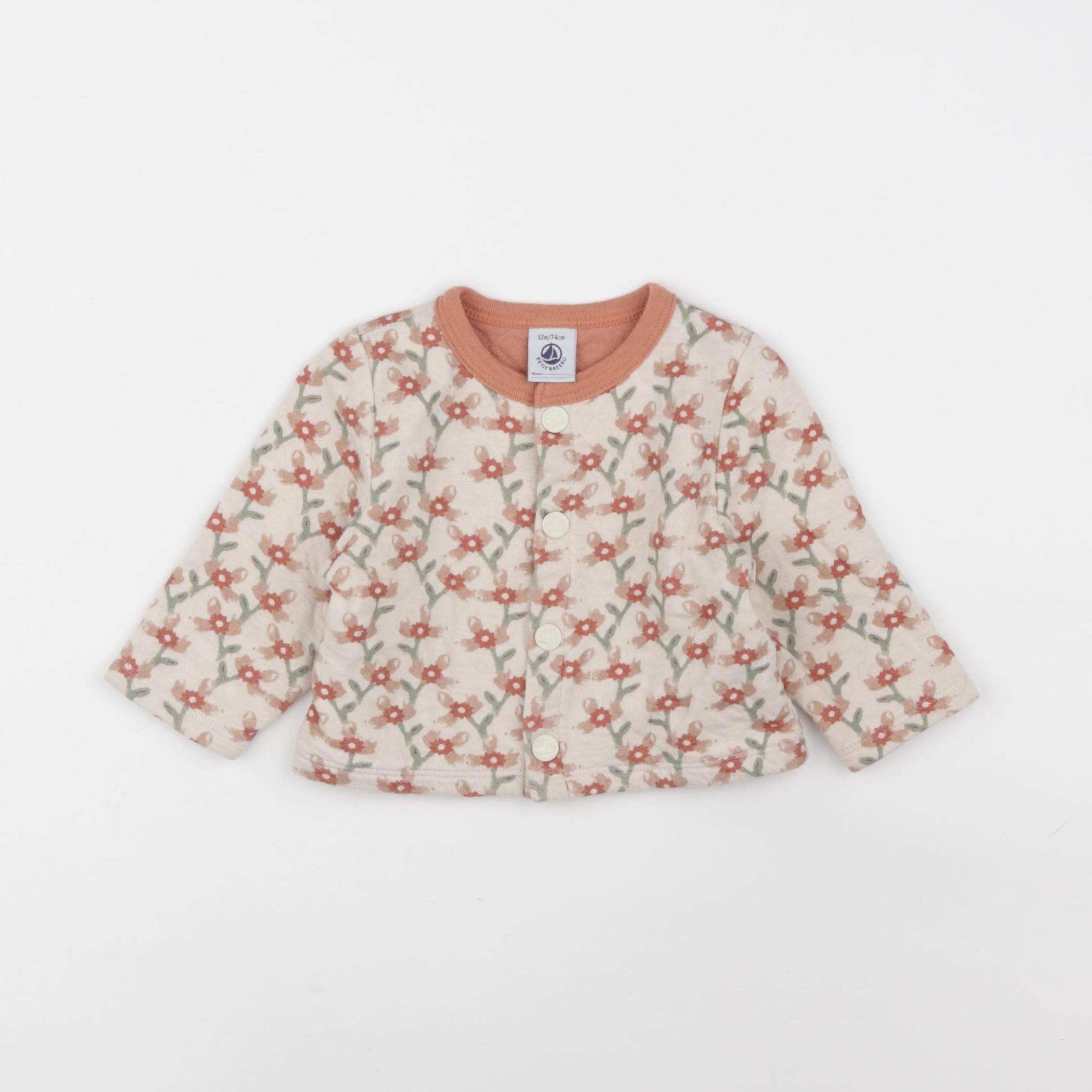 Petit Bateau - sweat multicolore - 12 mois