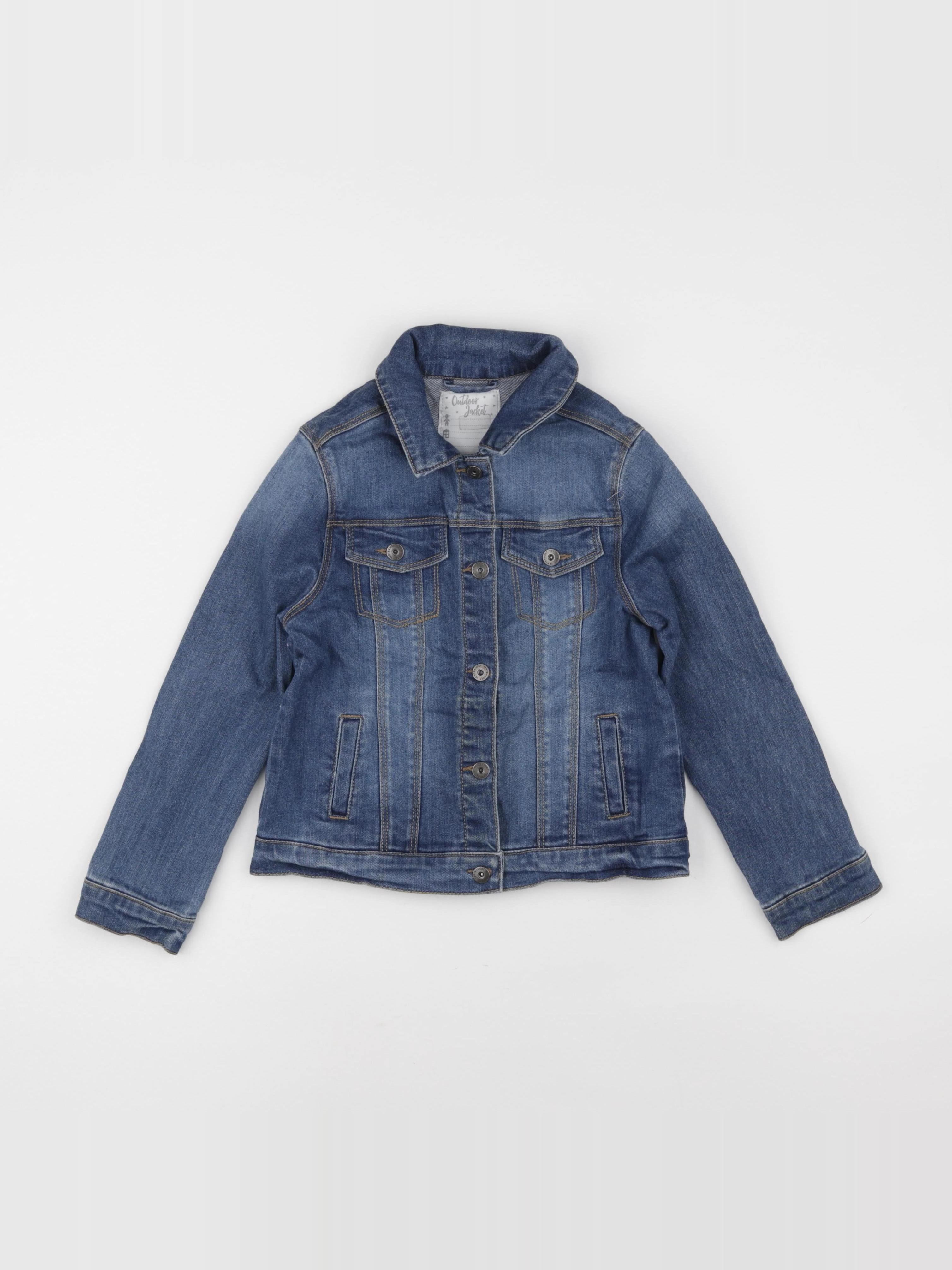 Vertbaudet - veste bleu - 7 ans