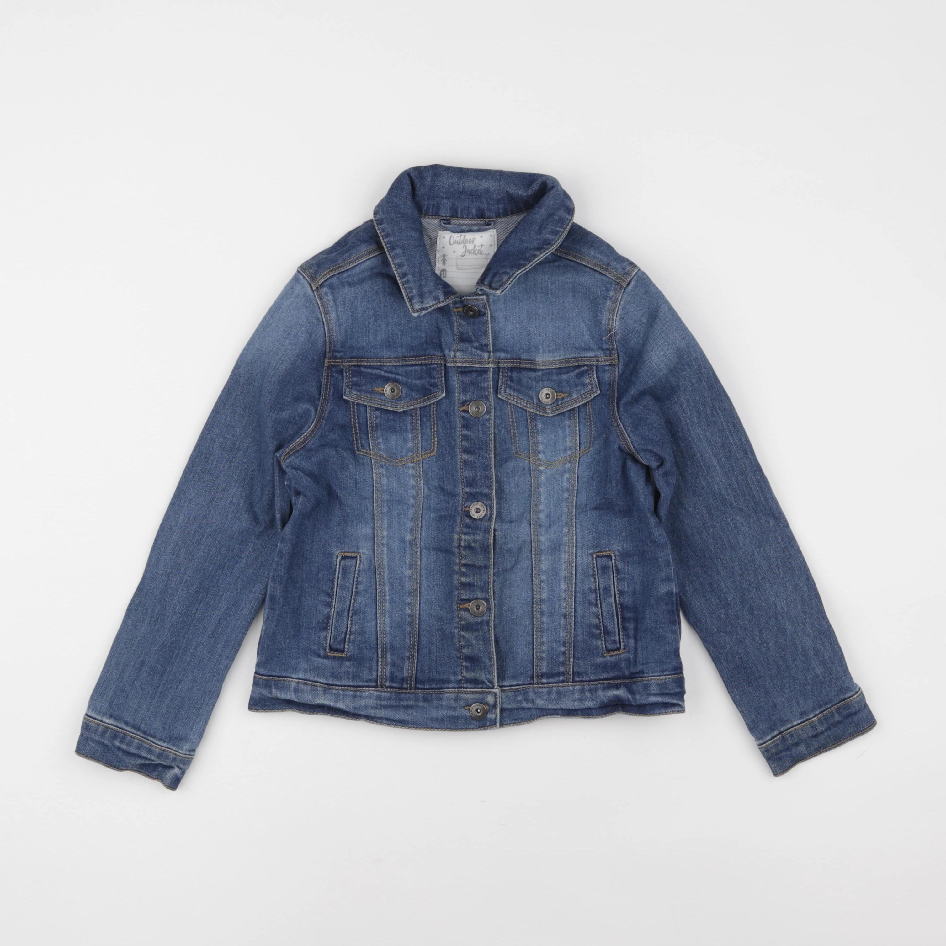 Vertbaudet - veste bleu - 7 ans