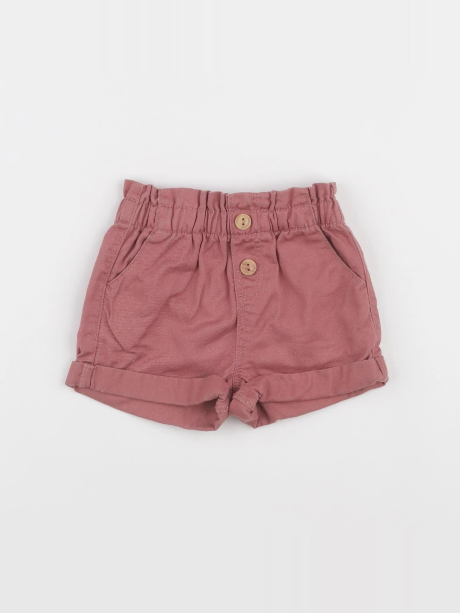 Vertbaudet - short rose - 12 mois
