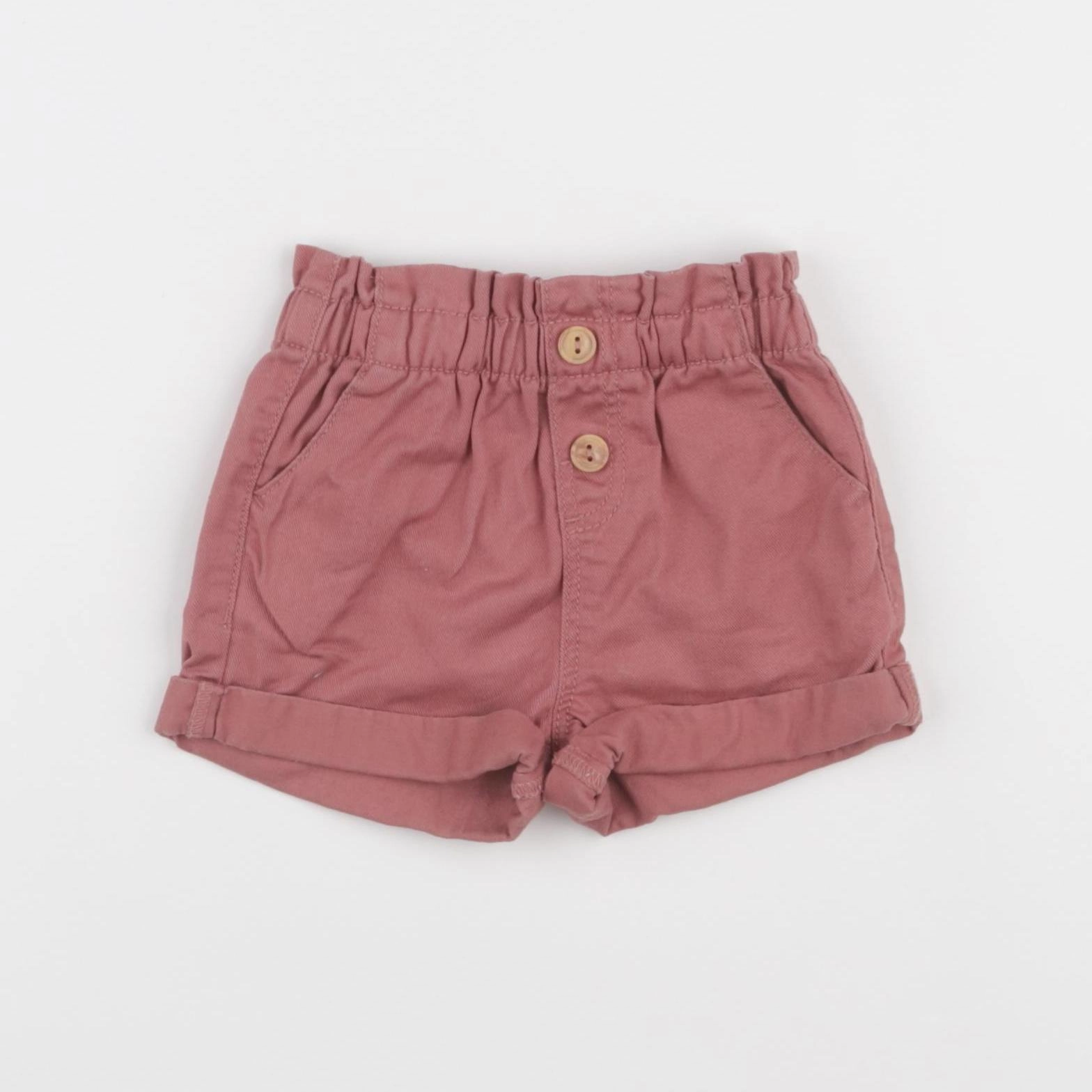 Vertbaudet - short rose - 12 mois
