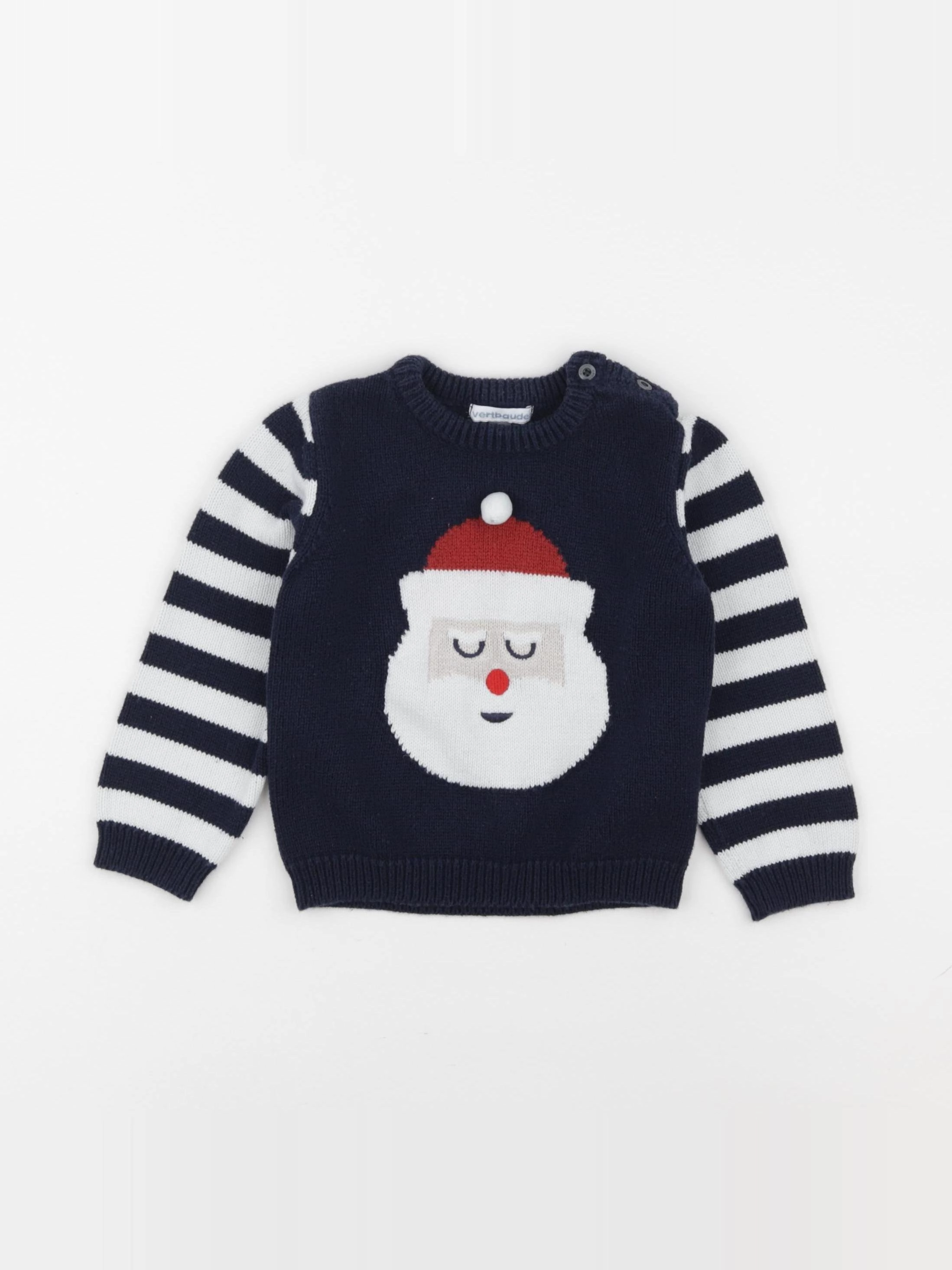 Vertbaudet - pull bleu - 2 ans