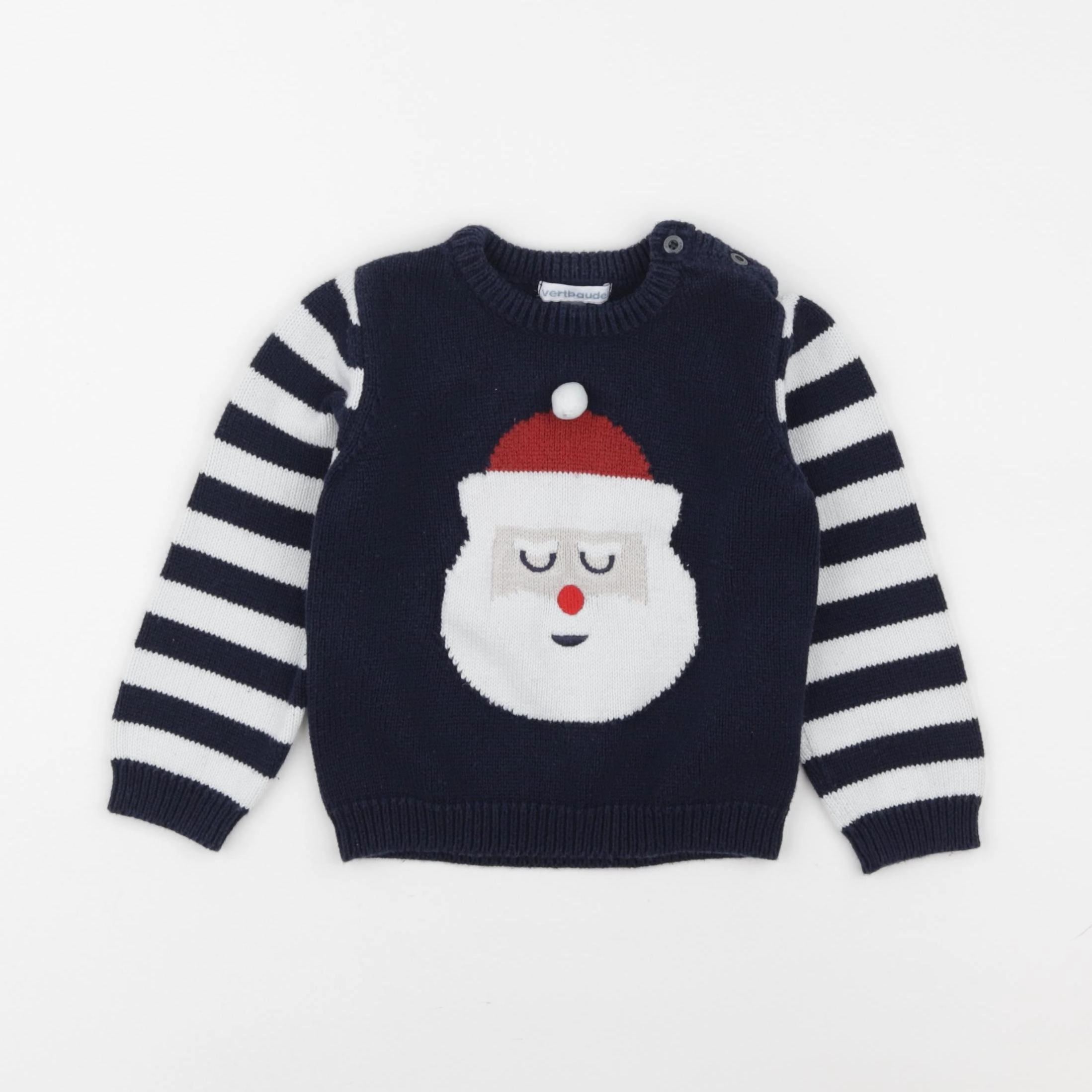 Vertbaudet - pull bleu - 2 ans