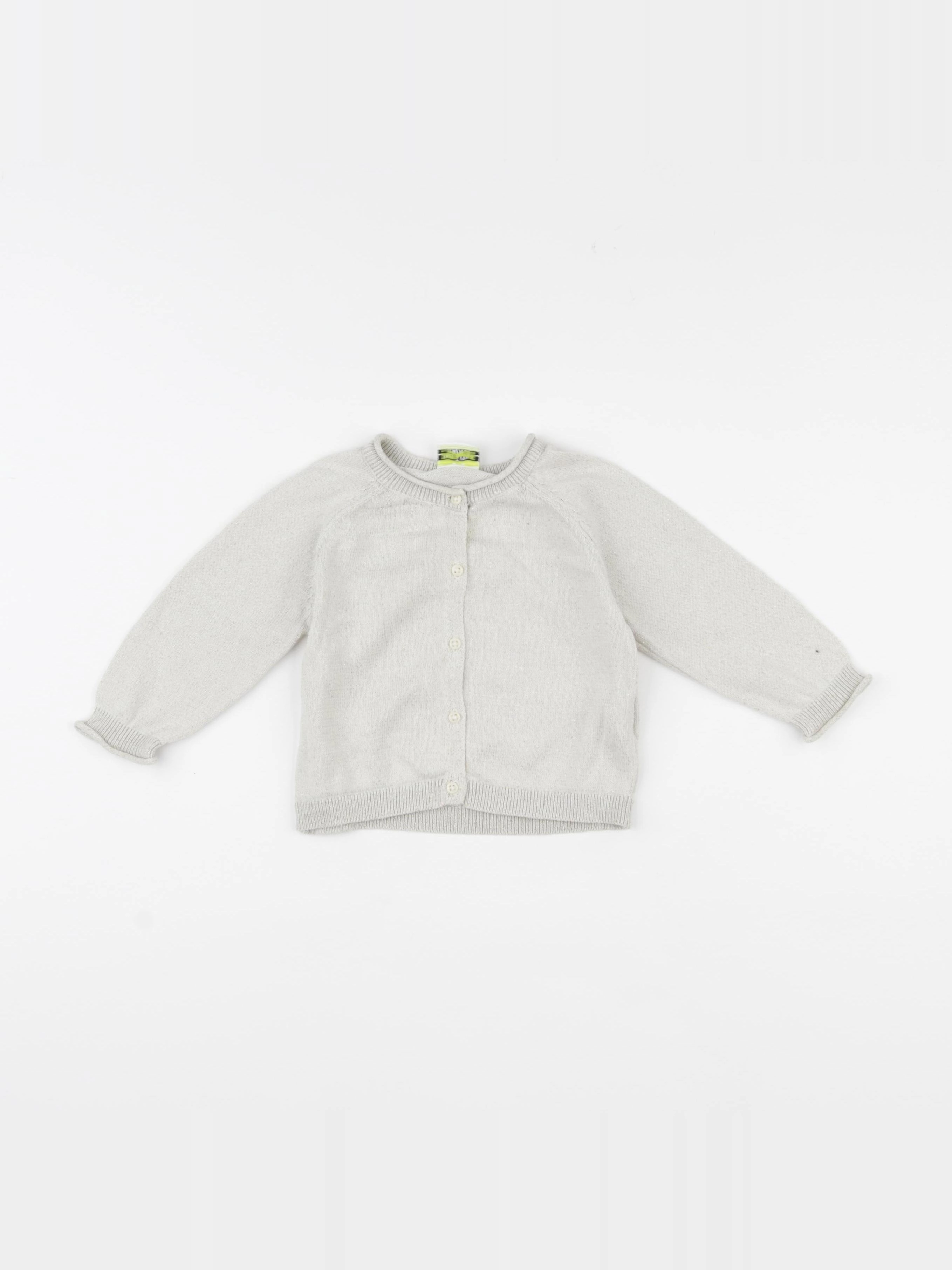 Tape à l'oeil - gilet beige - 12 mois