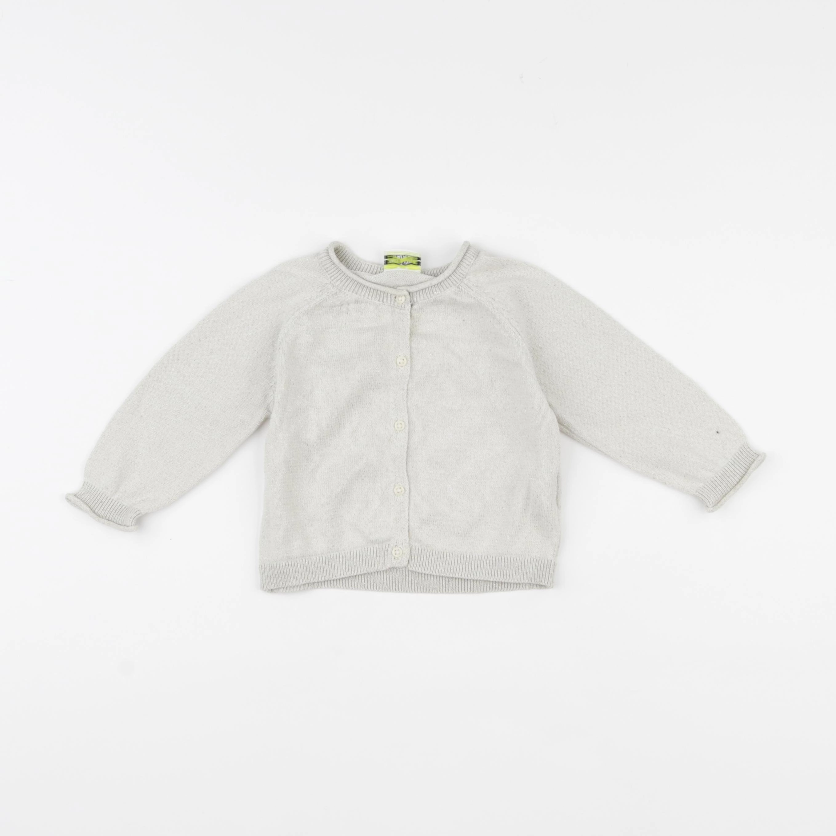 Tape à l'oeil - gilet beige - 12 mois