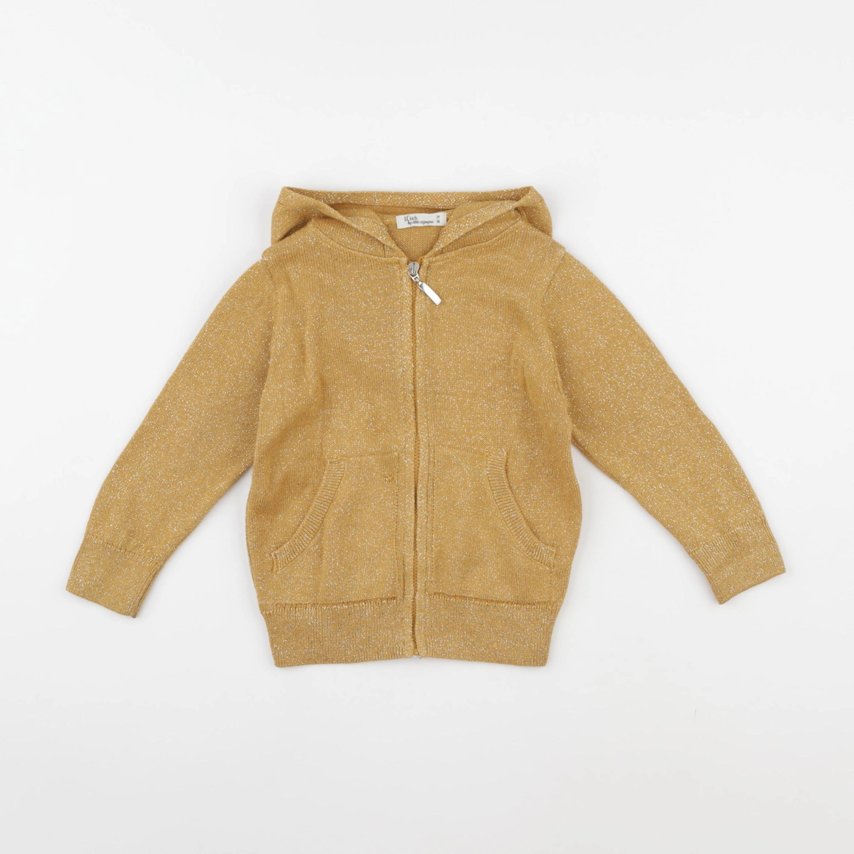 Little Cigogne - gilet bronze - 2 ans