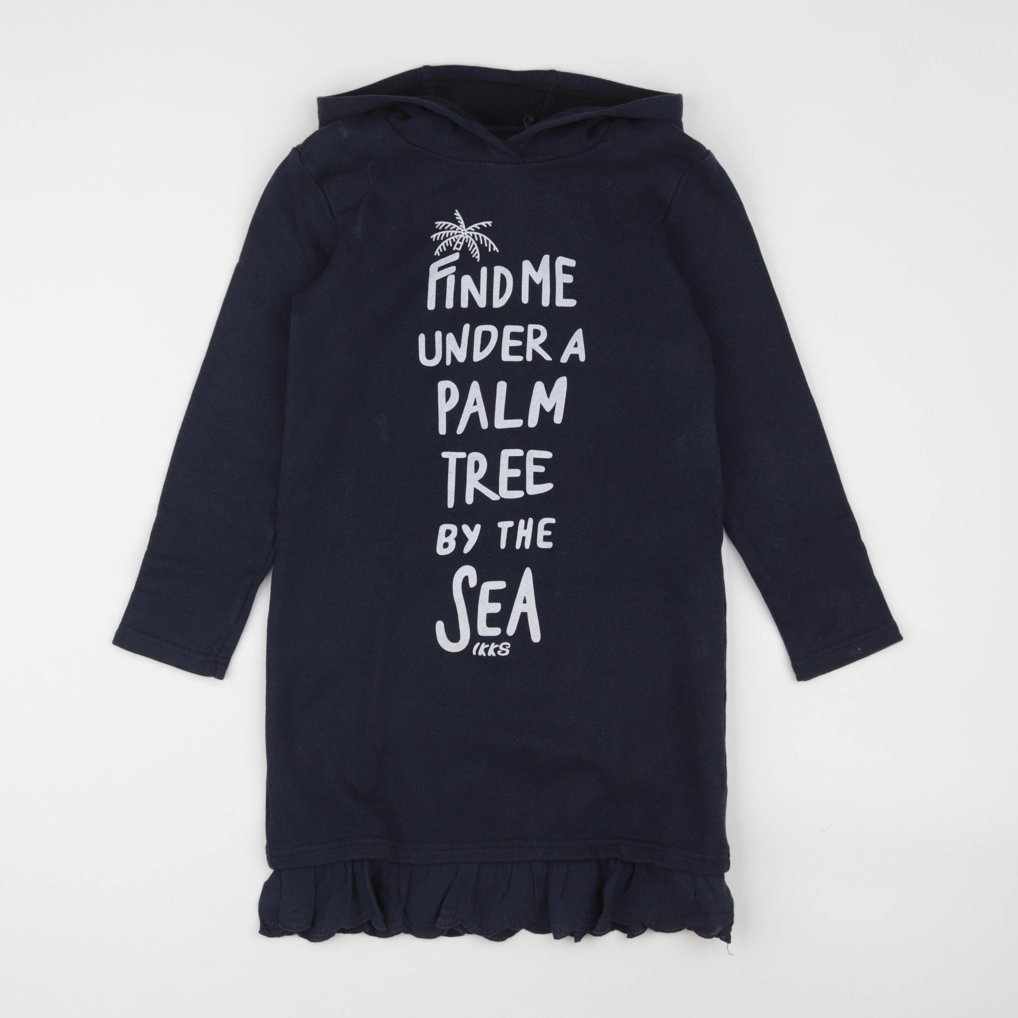 IKKS - robe bleu - 8 ans