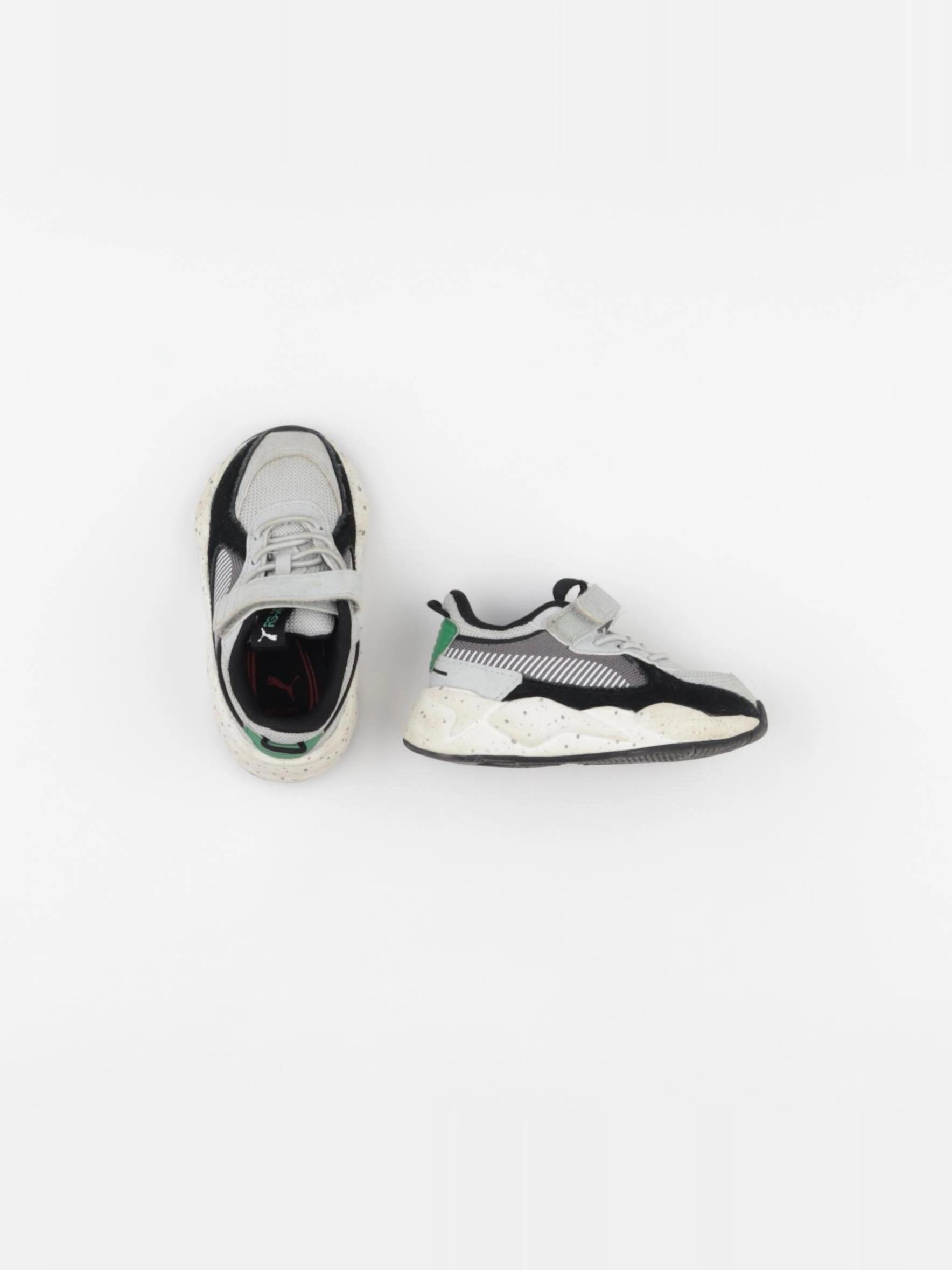 Puma - tennis à scratch/ lacets gris - pointure 22