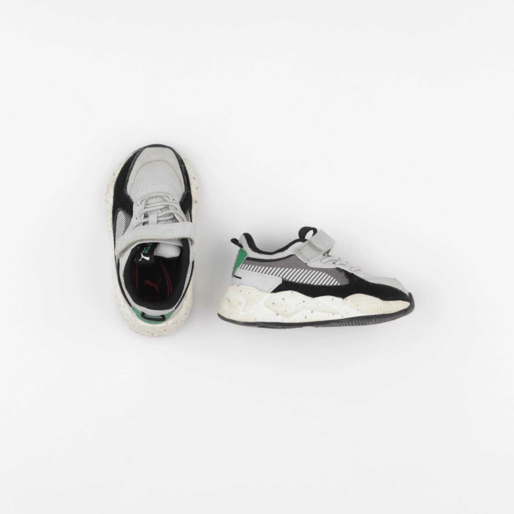 Puma - tennis à scratch/ lacets gris - pointure 22