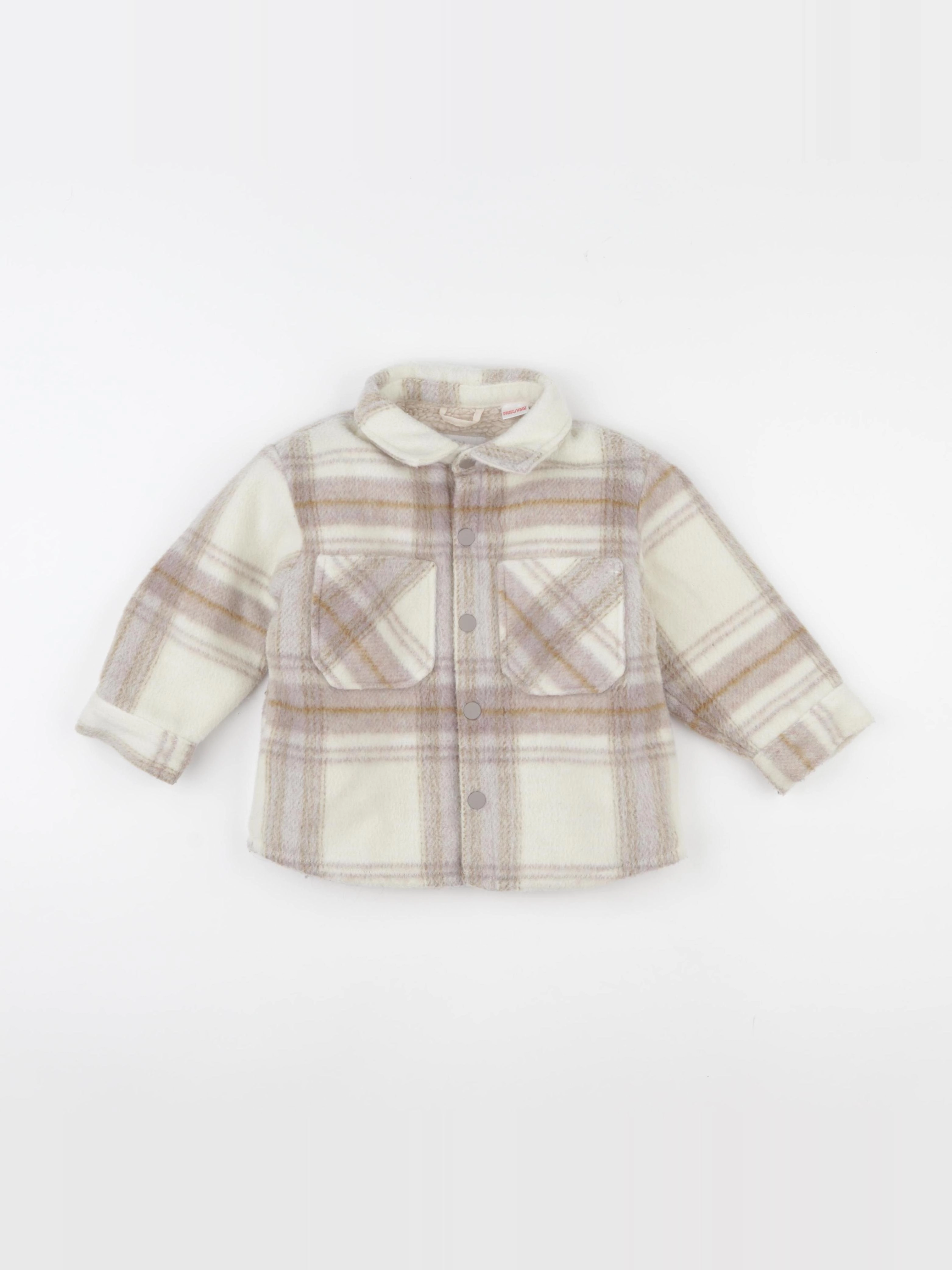Zara - veste doublé beige - 18/24 mois