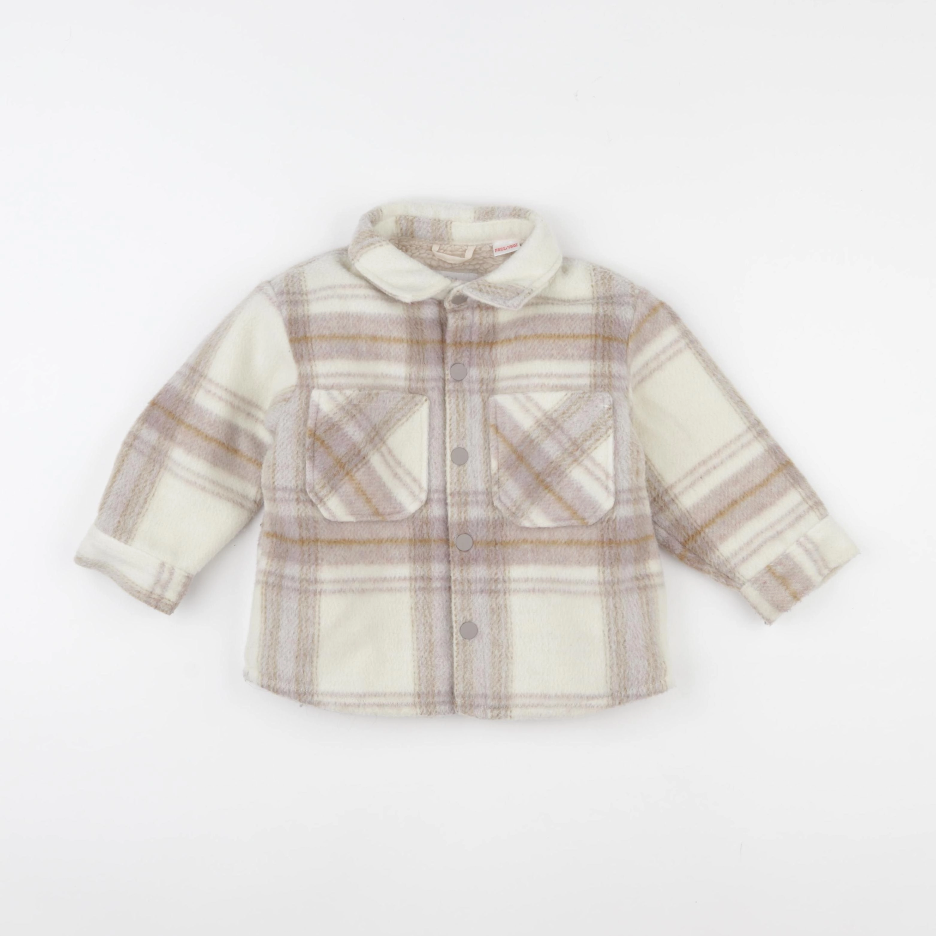 Zara - veste doublé beige - 18/24 mois
