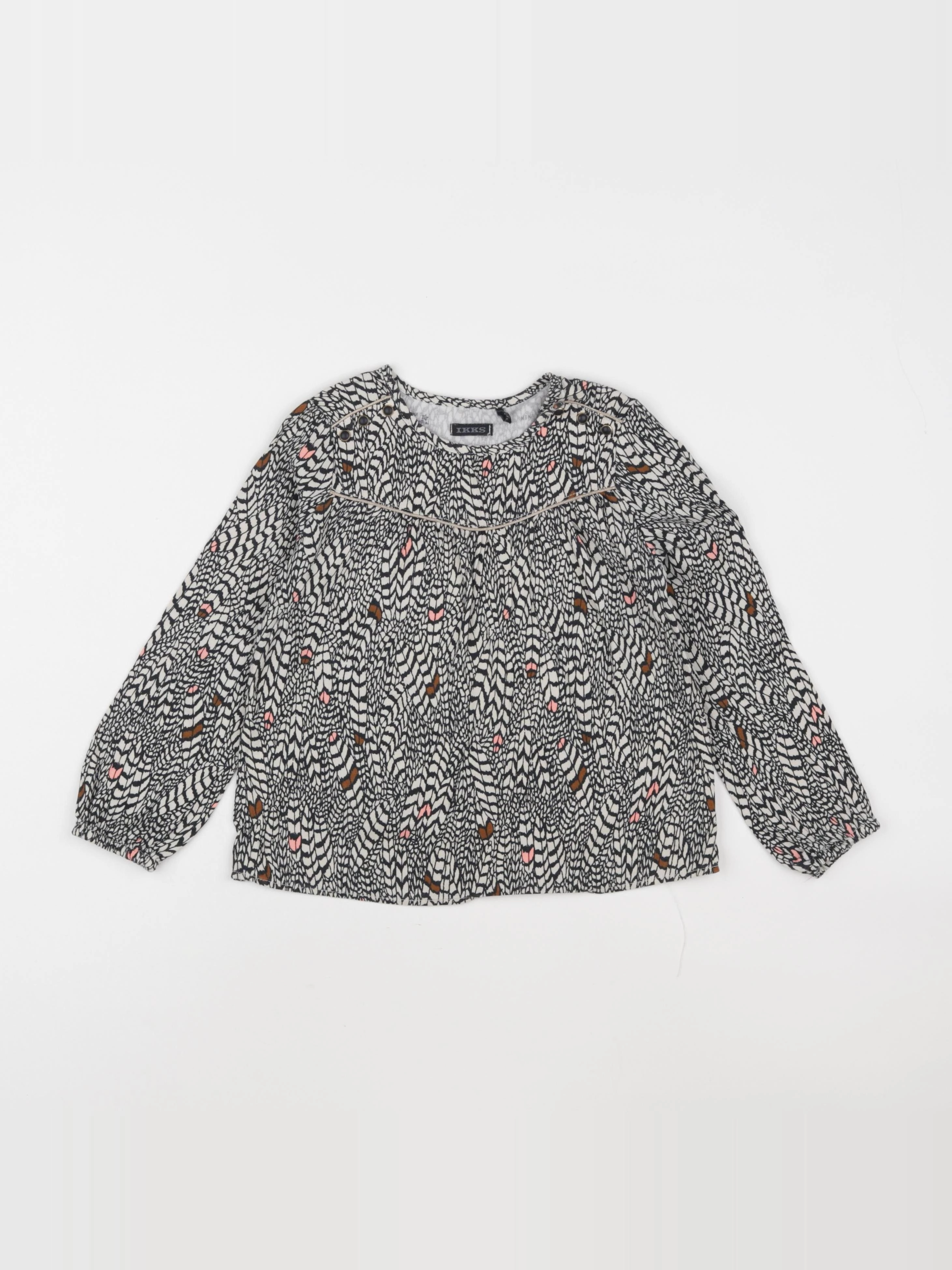 IKKS - blouse noir - 5 ans