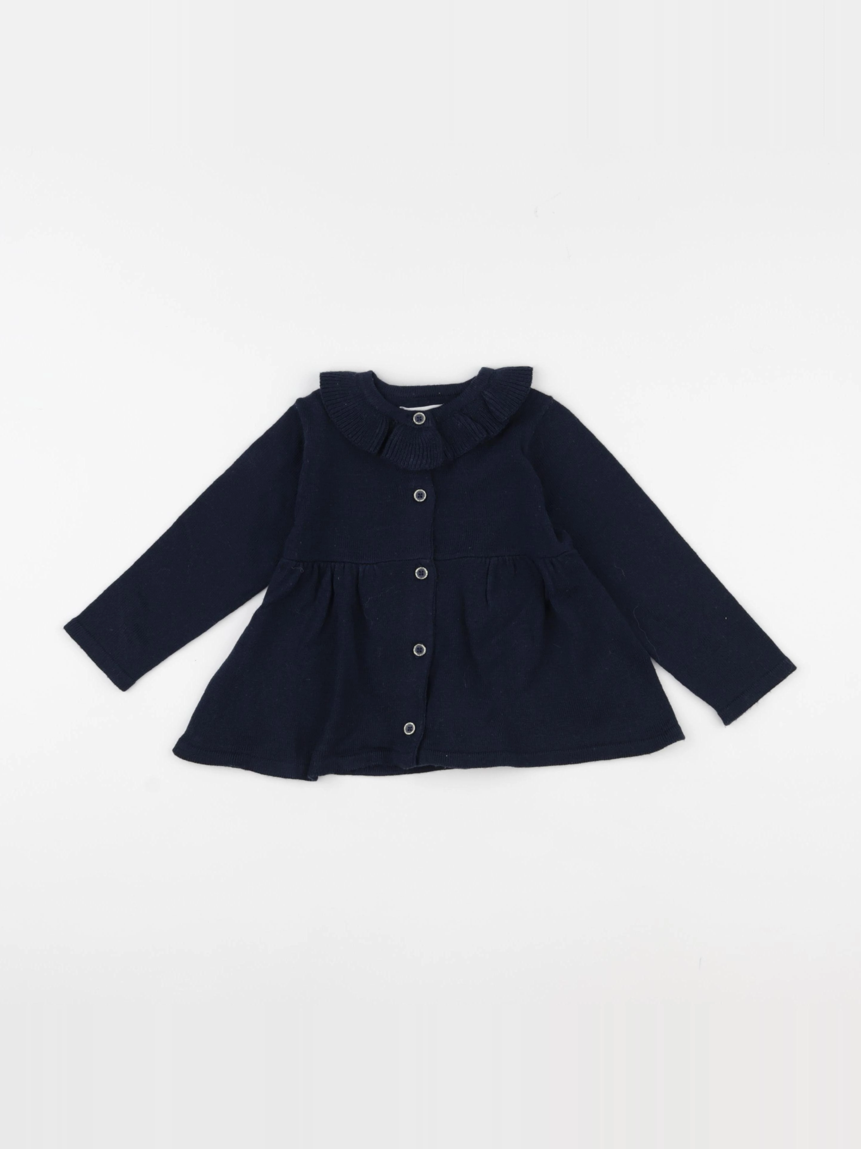 La Redoute - gilet bleu - 18 mois