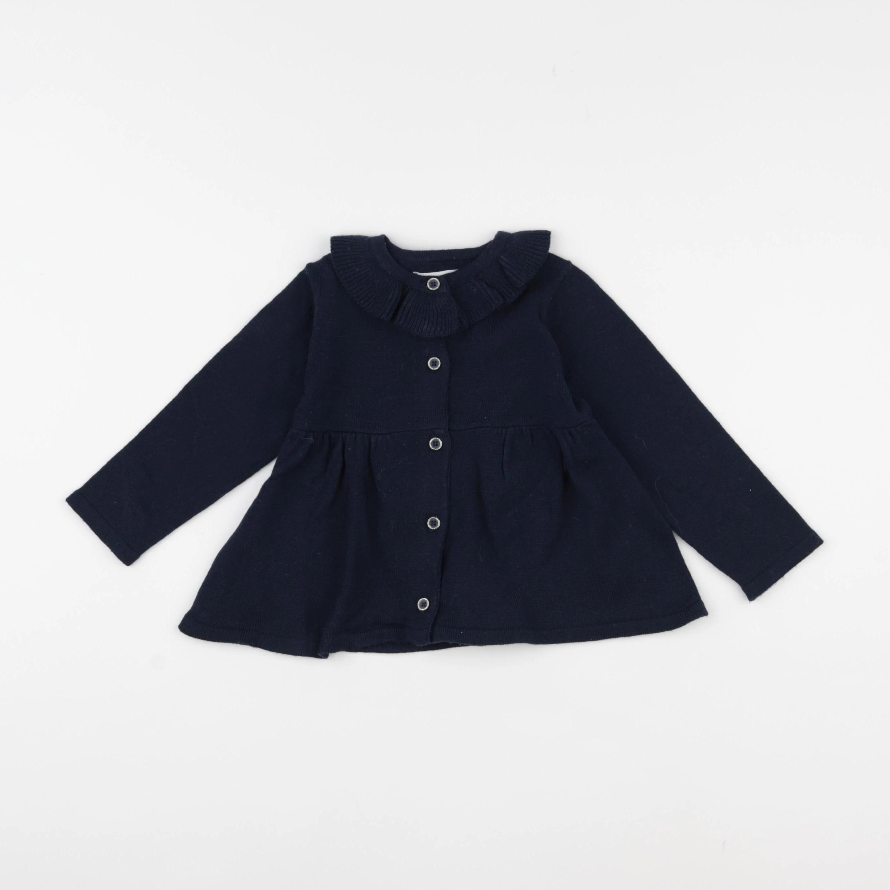 La Redoute - gilet bleu - 18 mois