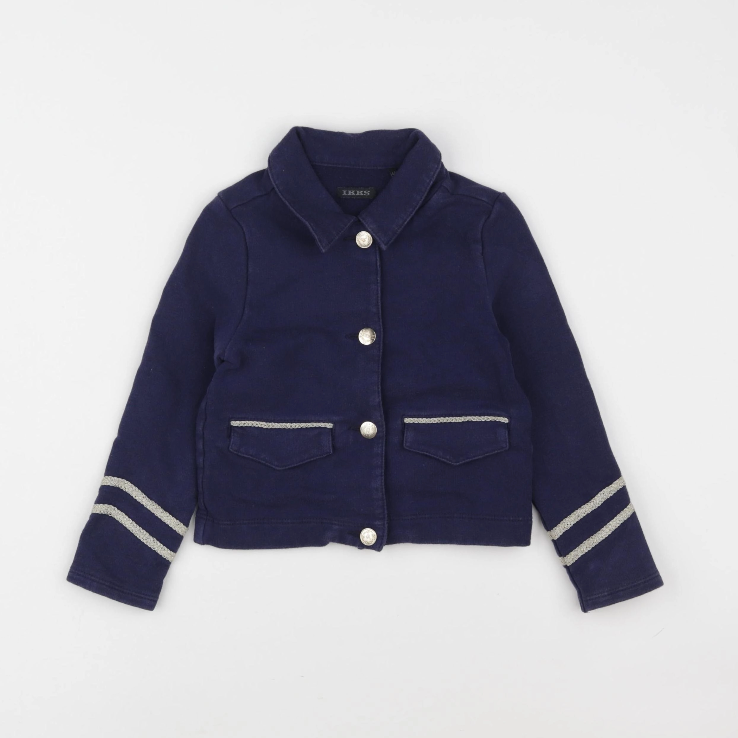 IKKS - sweat bleu - 4 ans