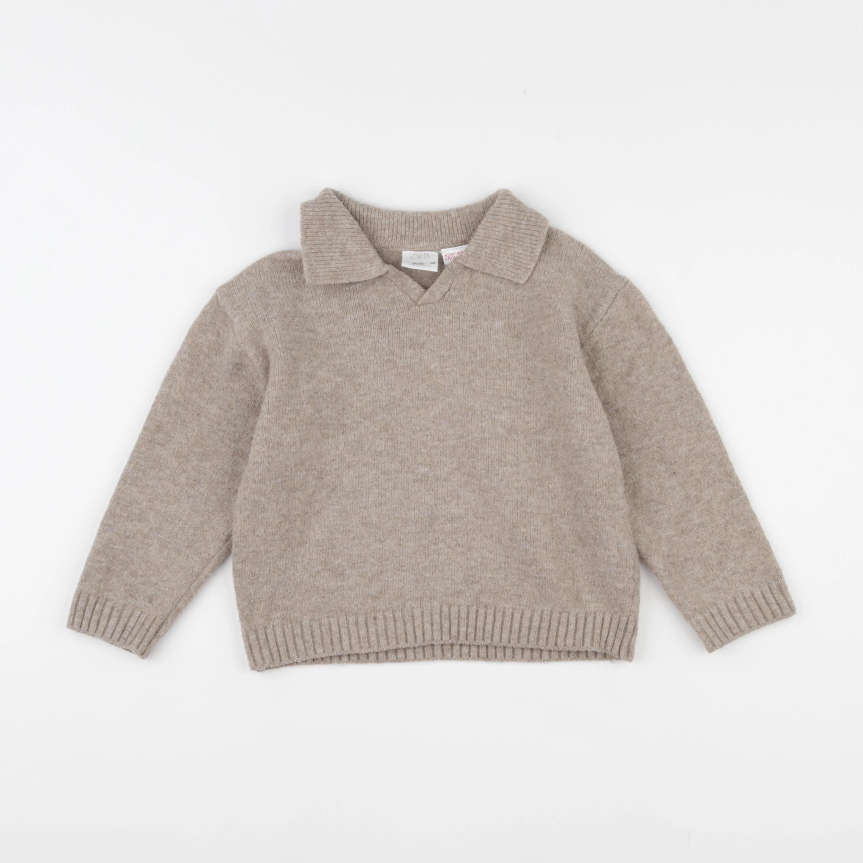Zara - pull beige - 18/24 mois