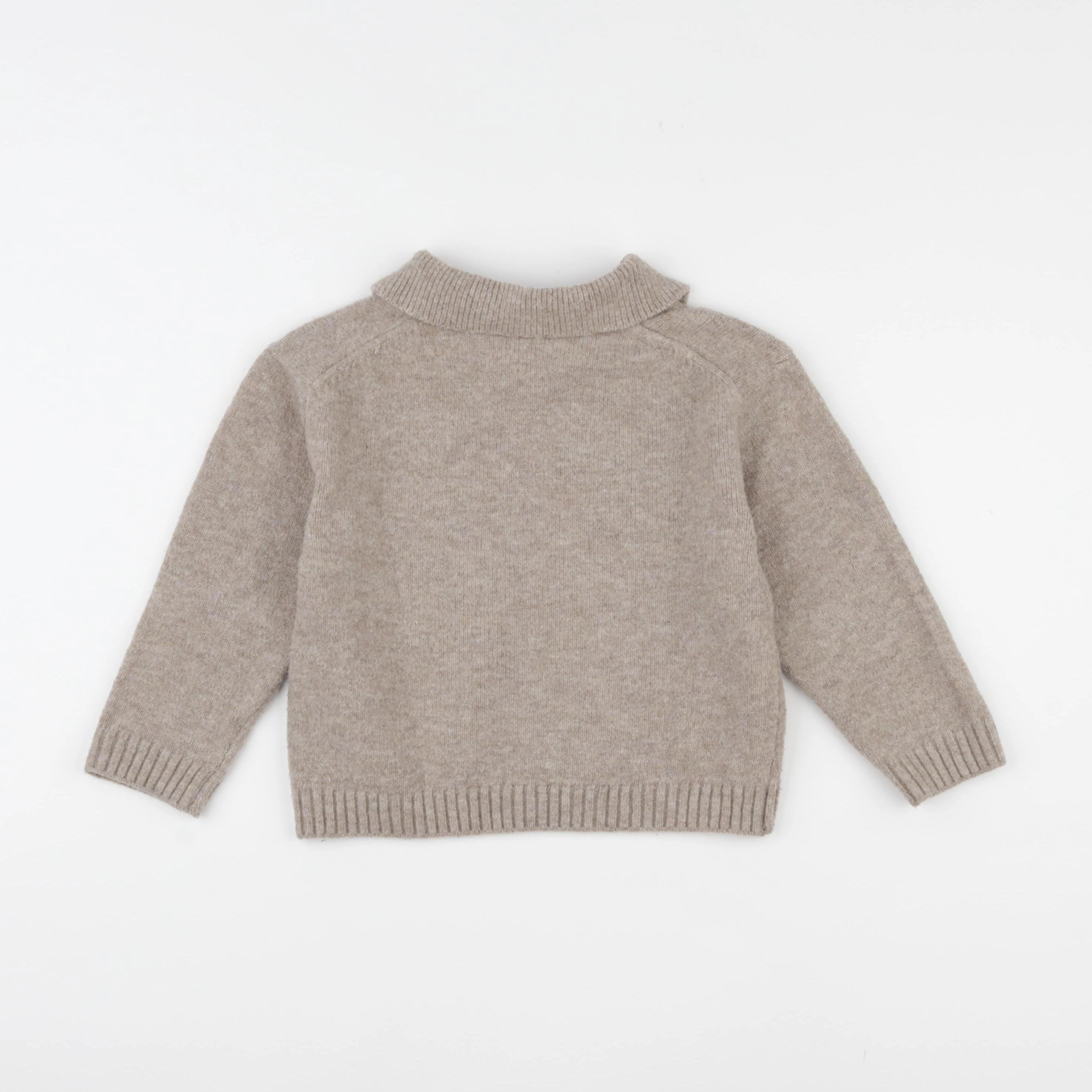 Zara - pull beige - 18/24 mois