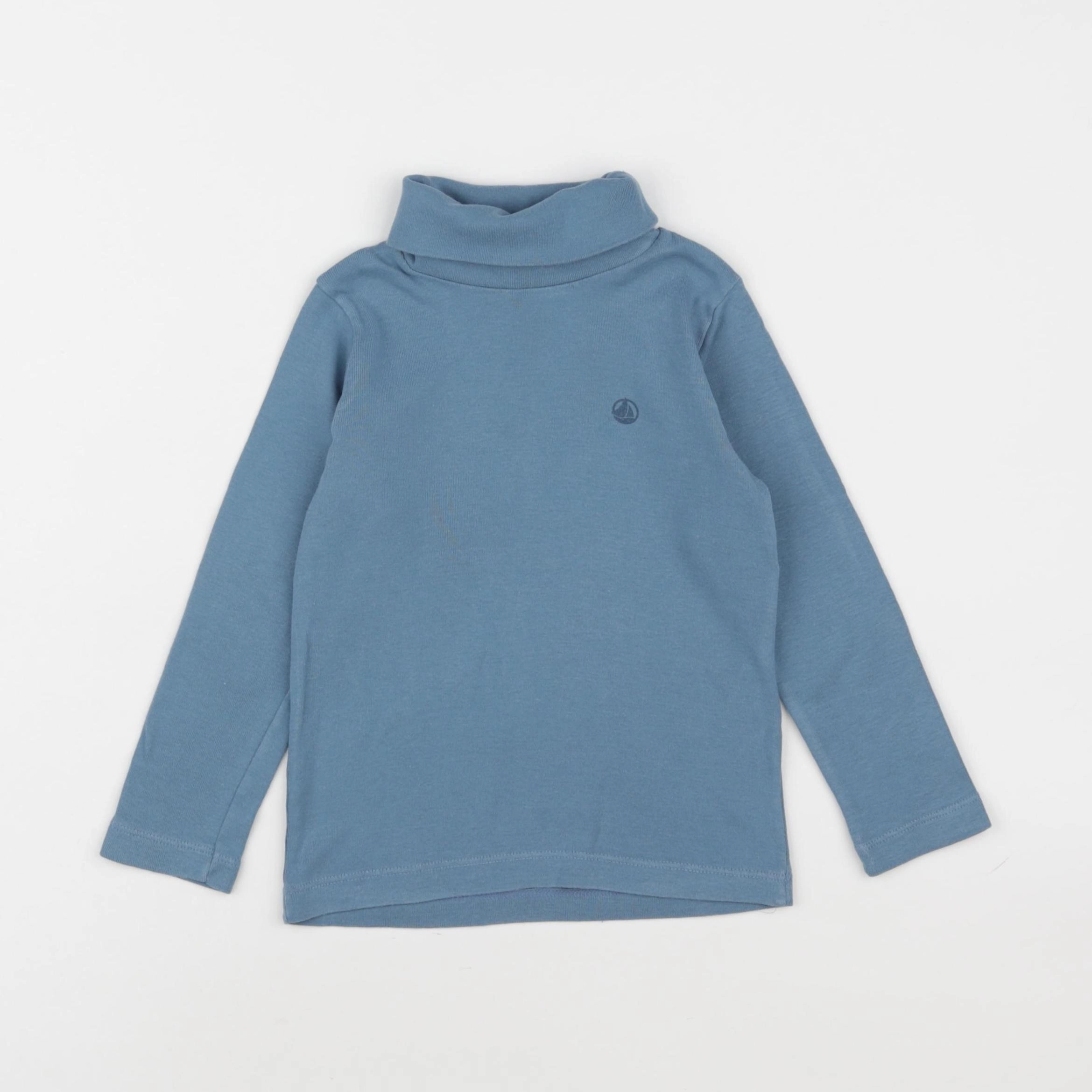 Petit Bateau - sous-pull bleu - 3 ans