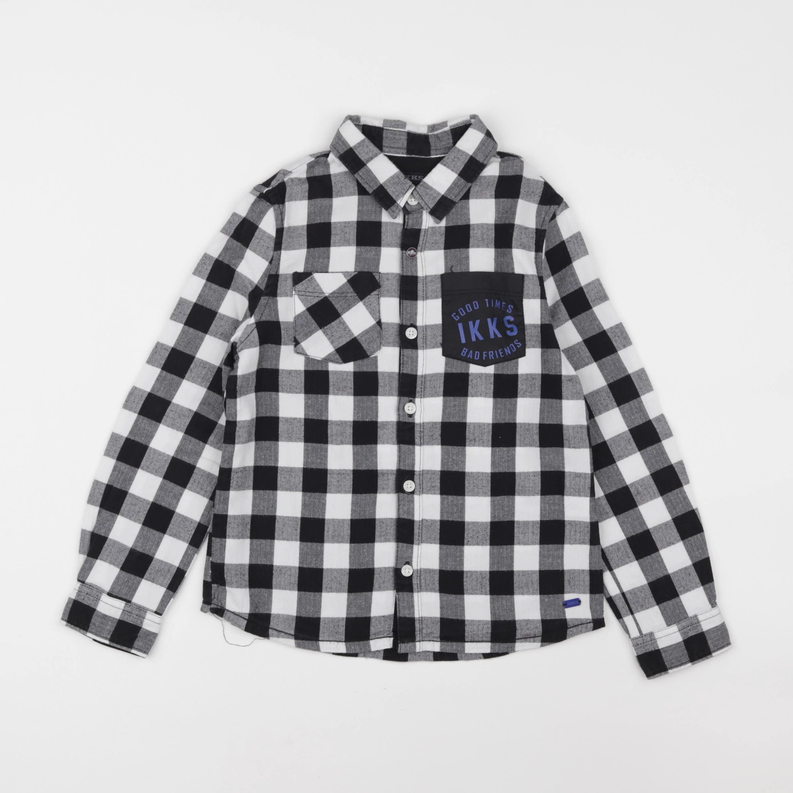 IKKS - chemise noir, blanc - 6 ans