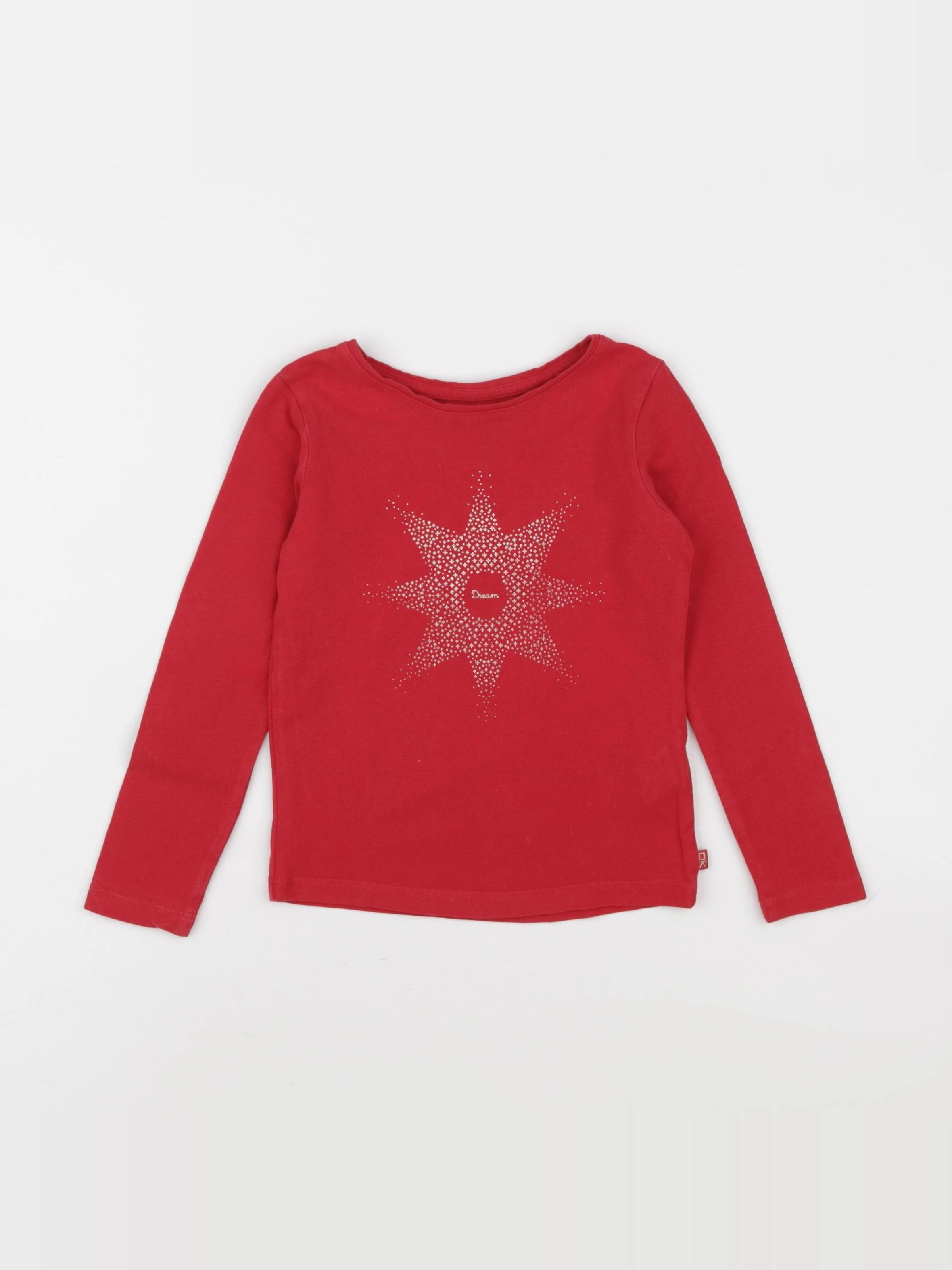 Okaidi - tee-shirt rouge - 3 ans