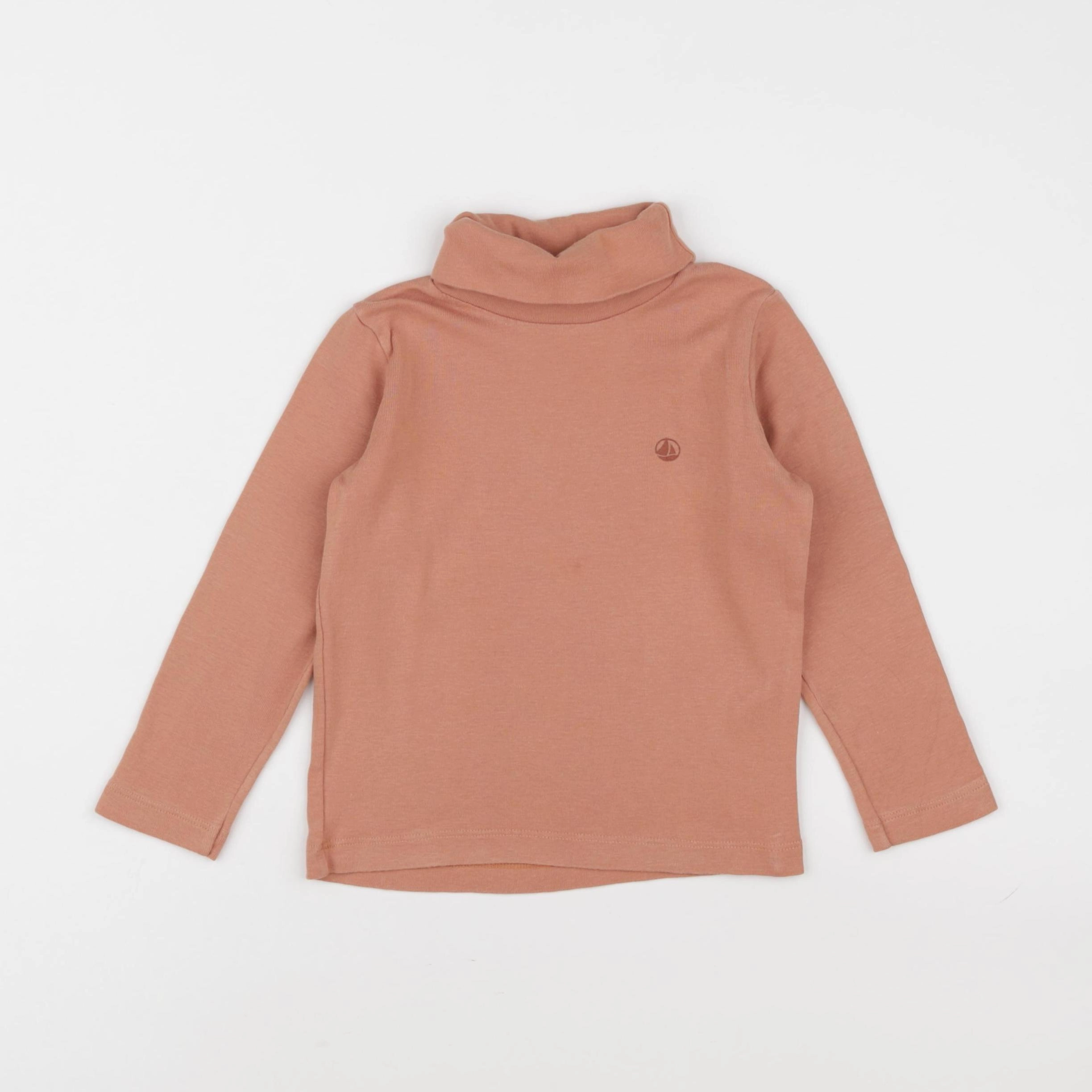Petit Bateau - sous-pull orange - 3 ans