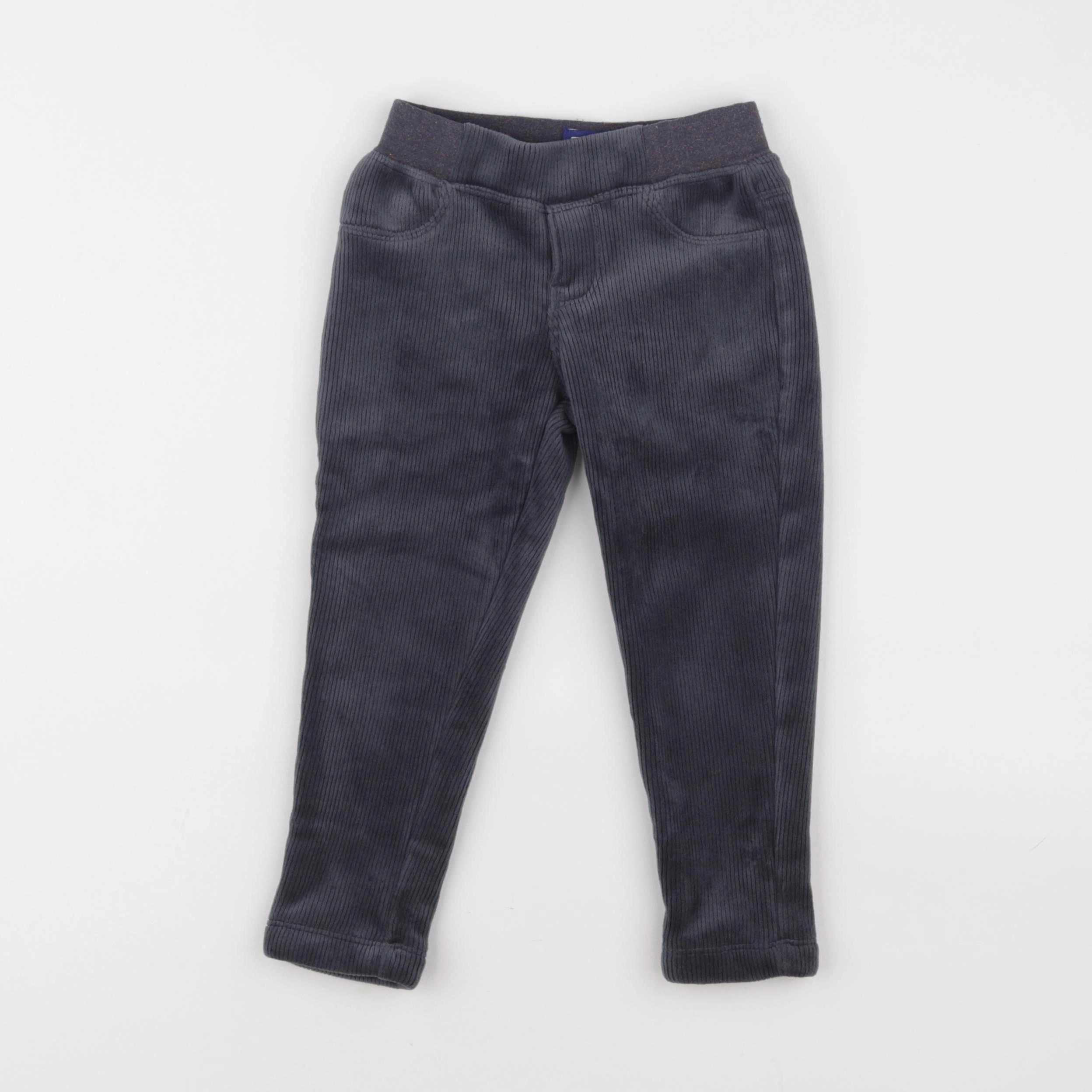 Okaidi - jegging gris - 3 ans