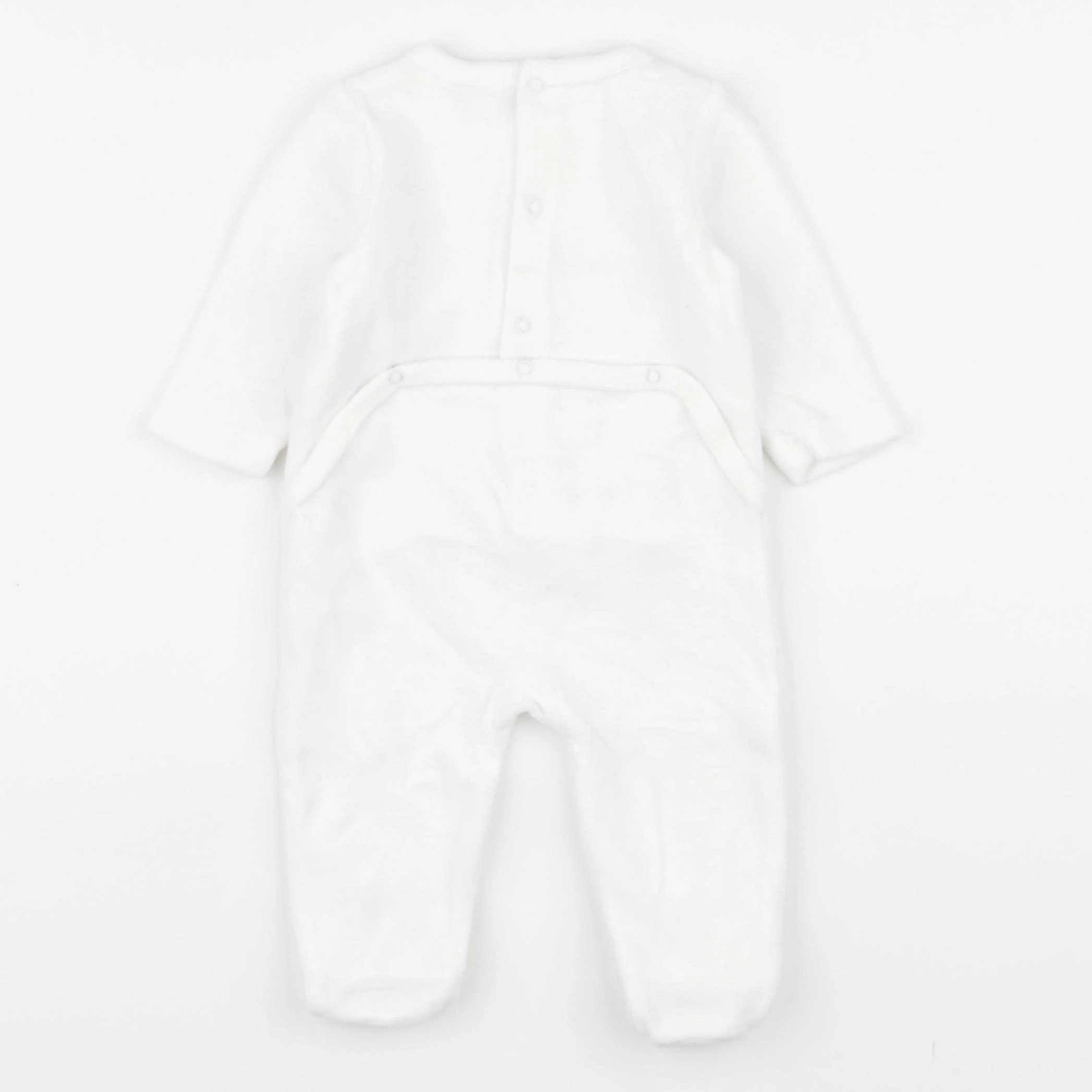 Boutchou - pyjama velours blanc - 3 mois