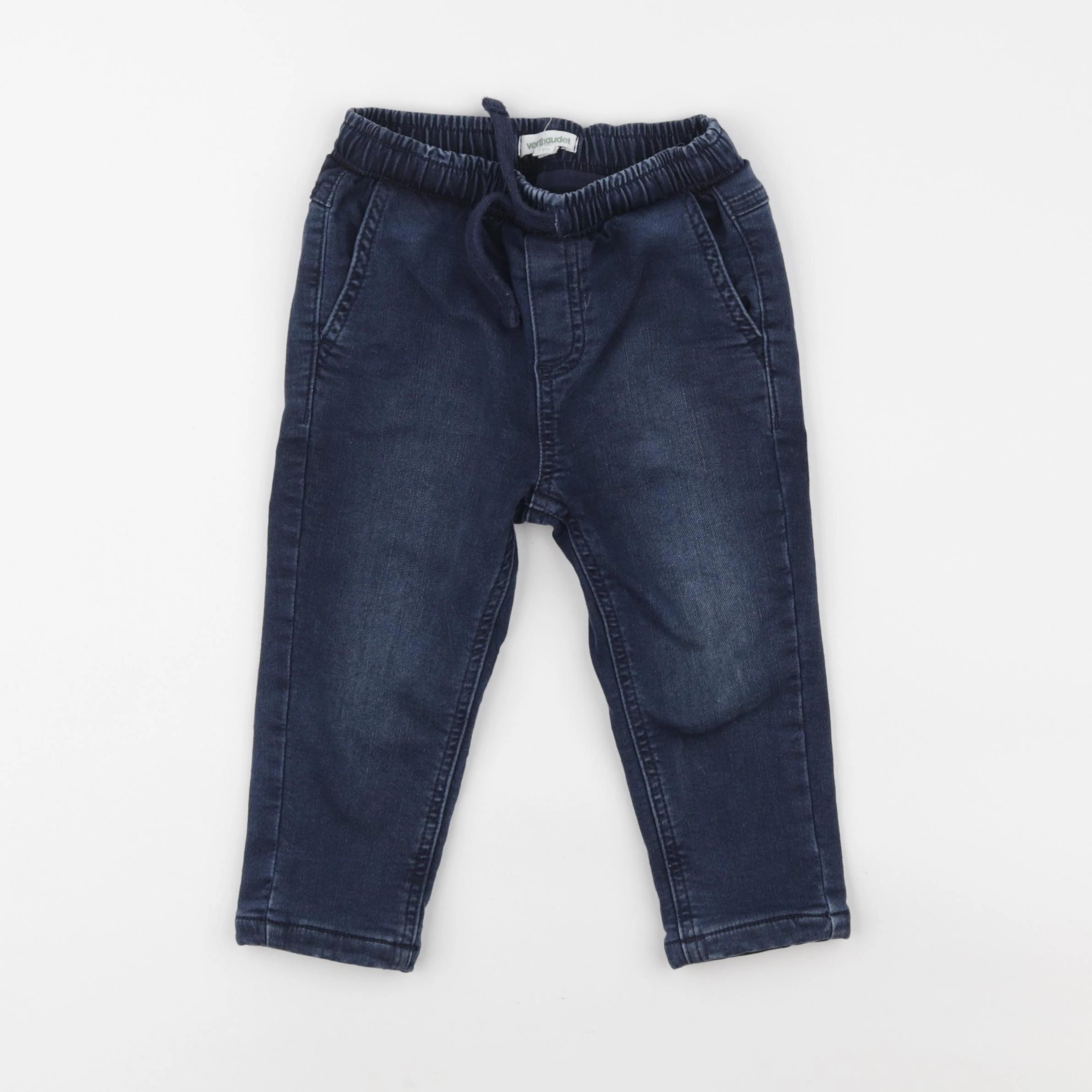 Vertbaudet - jean doublé bleu - 2 ans