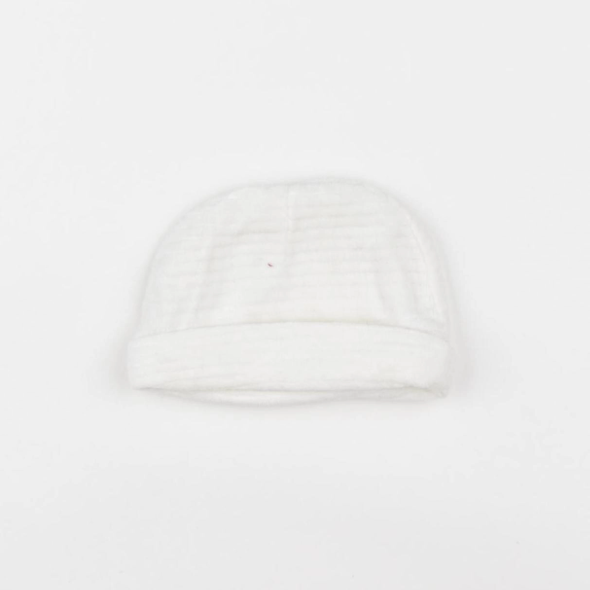Natalys - bonnet de naissance blanc - 0 mois