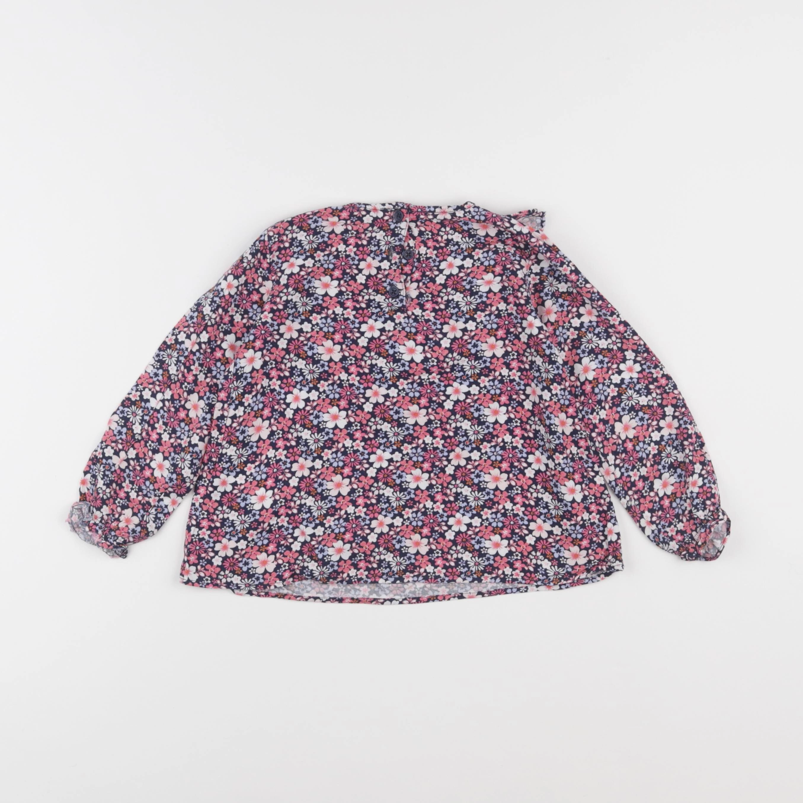 Vertbaudet - blouse bleu - 3 ans
