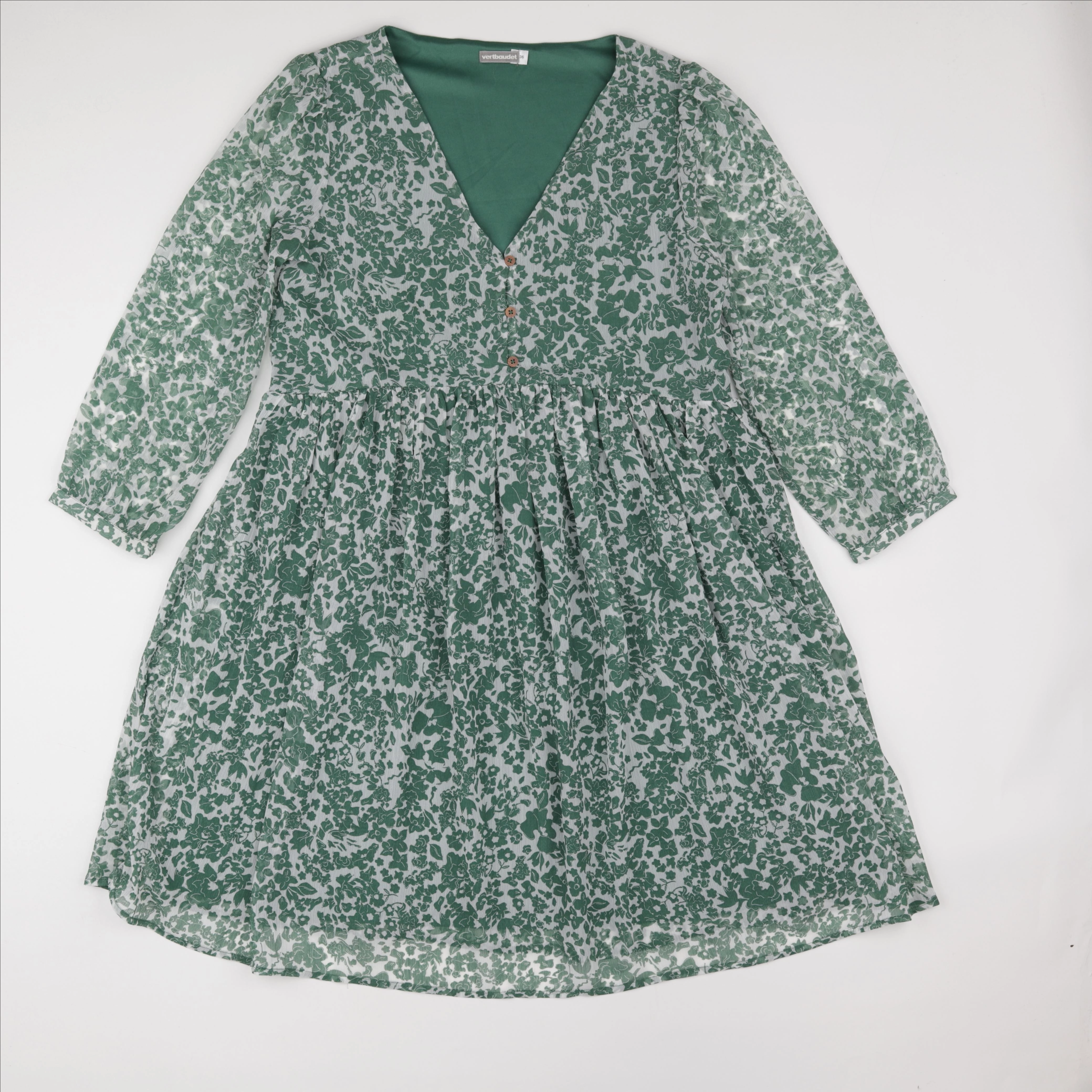 Vertbaudet - robe grossesse vert - 36