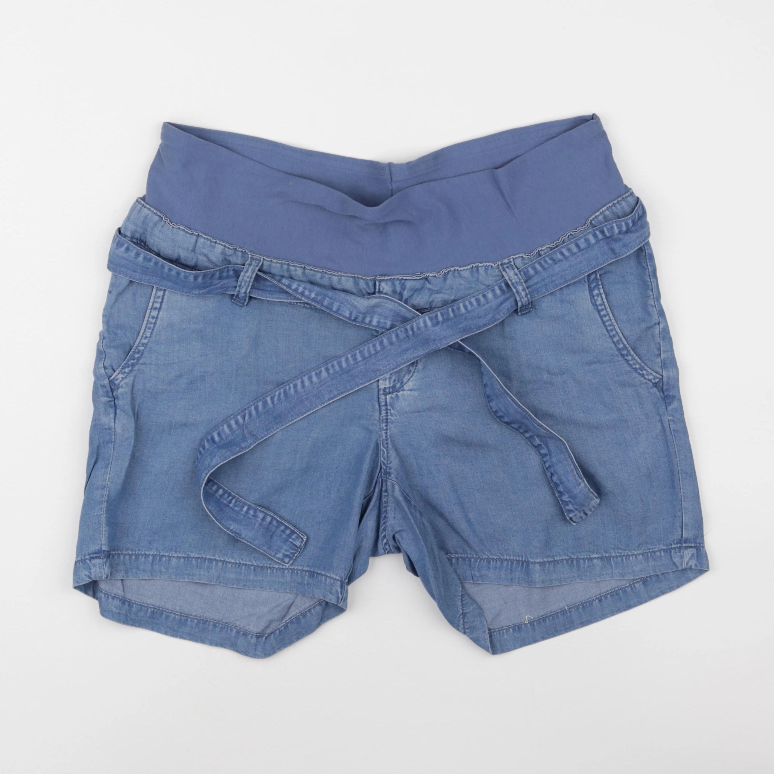 H&M - short grossesse bleu - 36