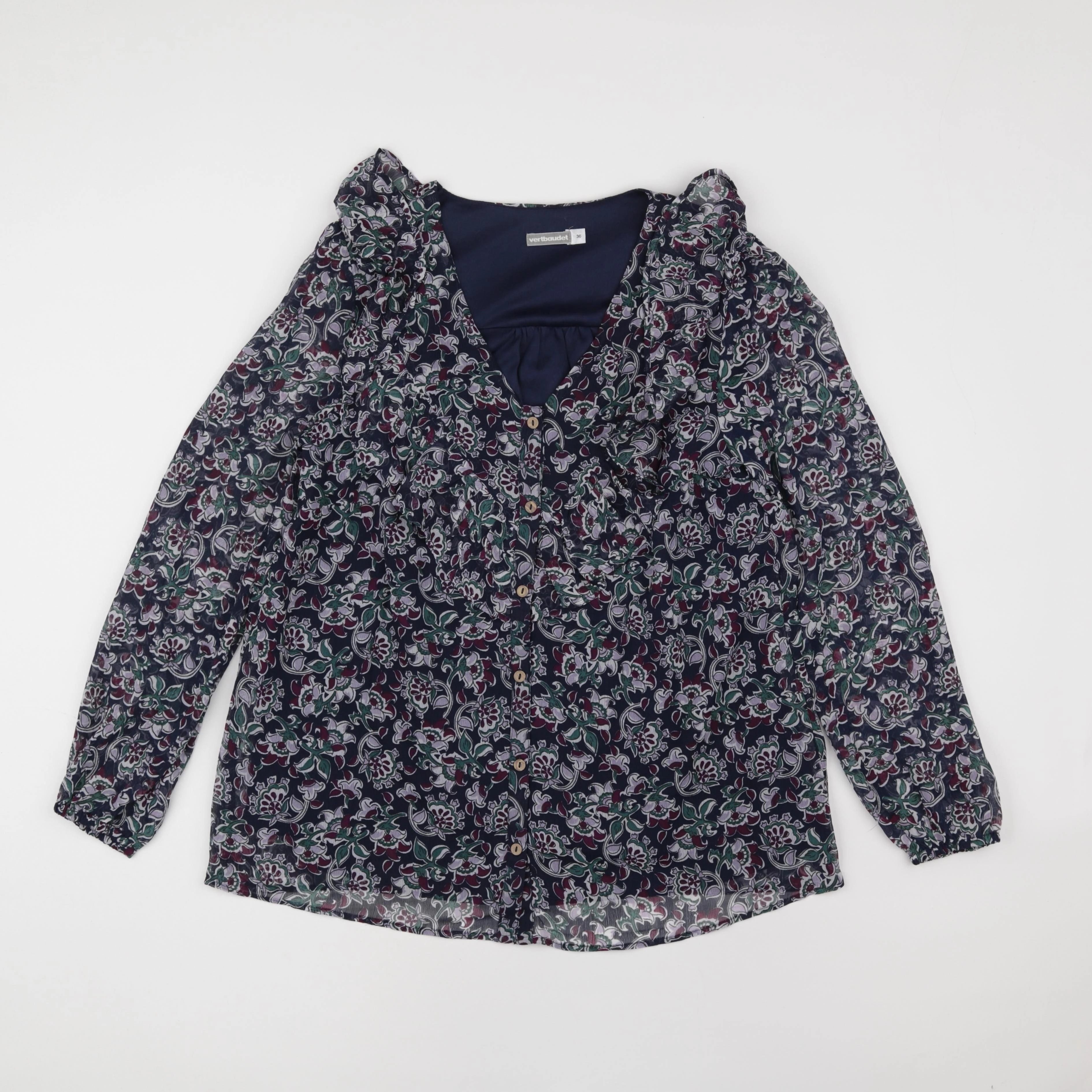 Vertbaudet - blouse grossesse bleu - 36
