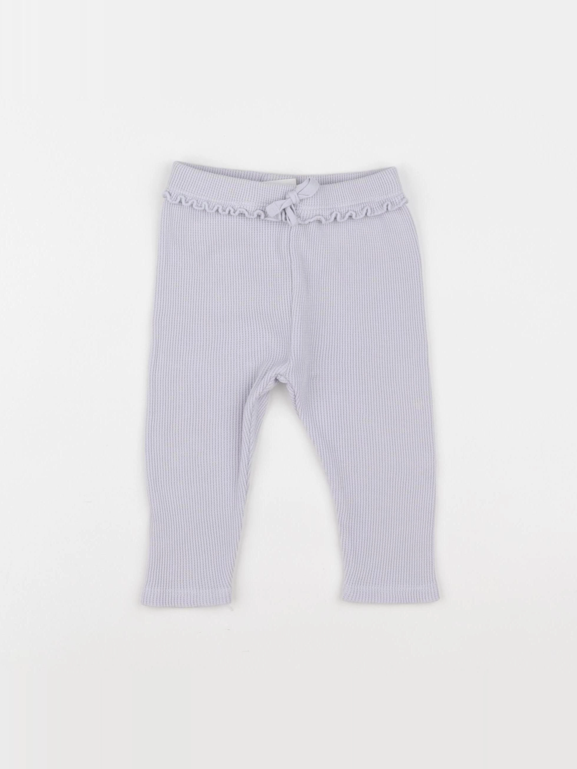 Zara - legging violet - 6/9 mois