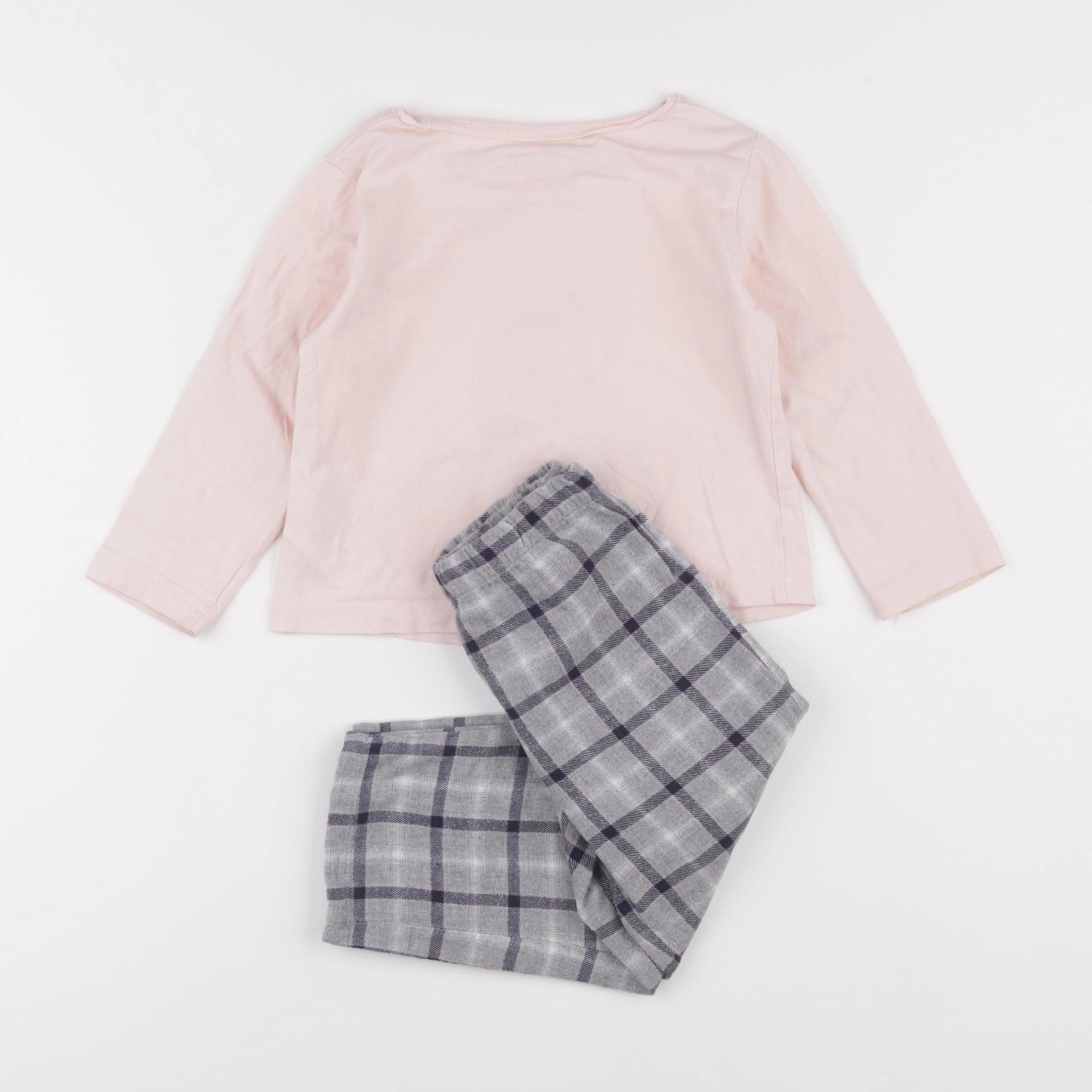 Vertbaudet - pyjama coton rose - 3 ans