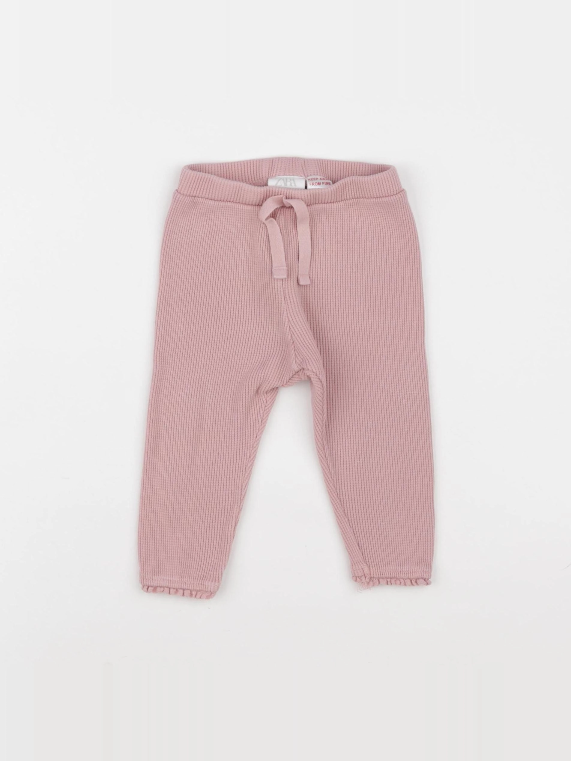 Zara - legging rose - 6/9 mois