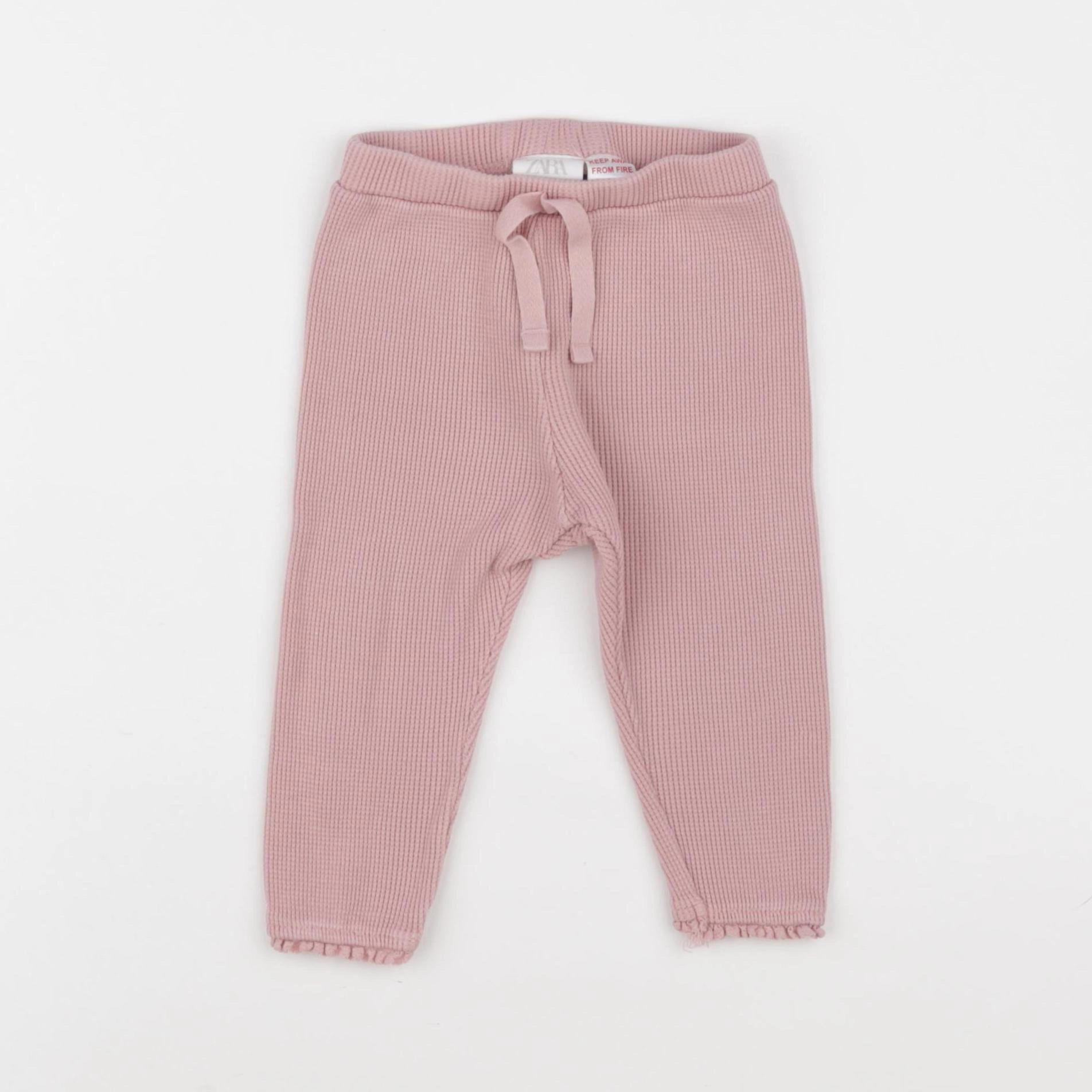 Zara - legging rose - 6/9 mois