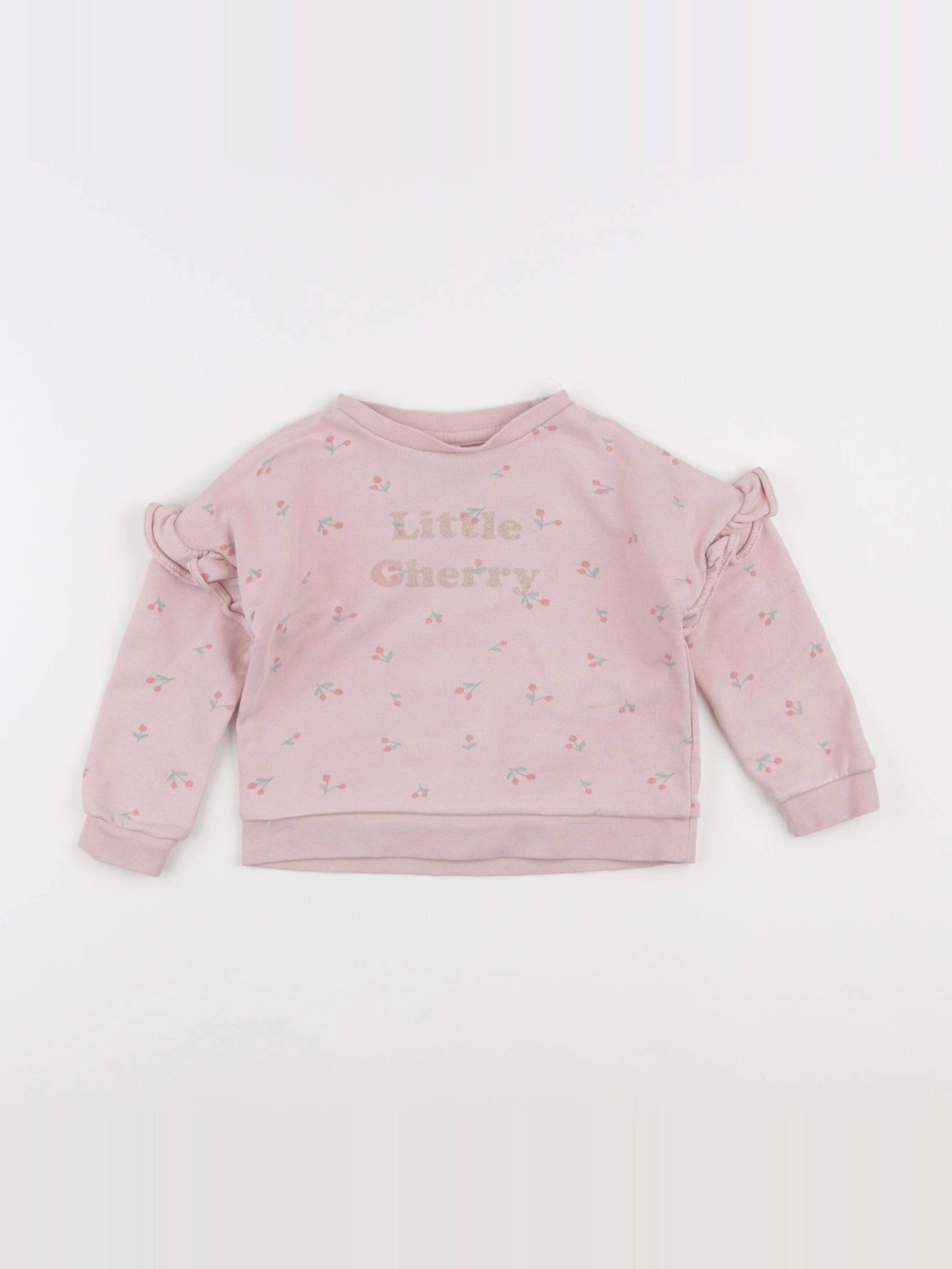 Vertbaudet - sweat rose - 3 ans