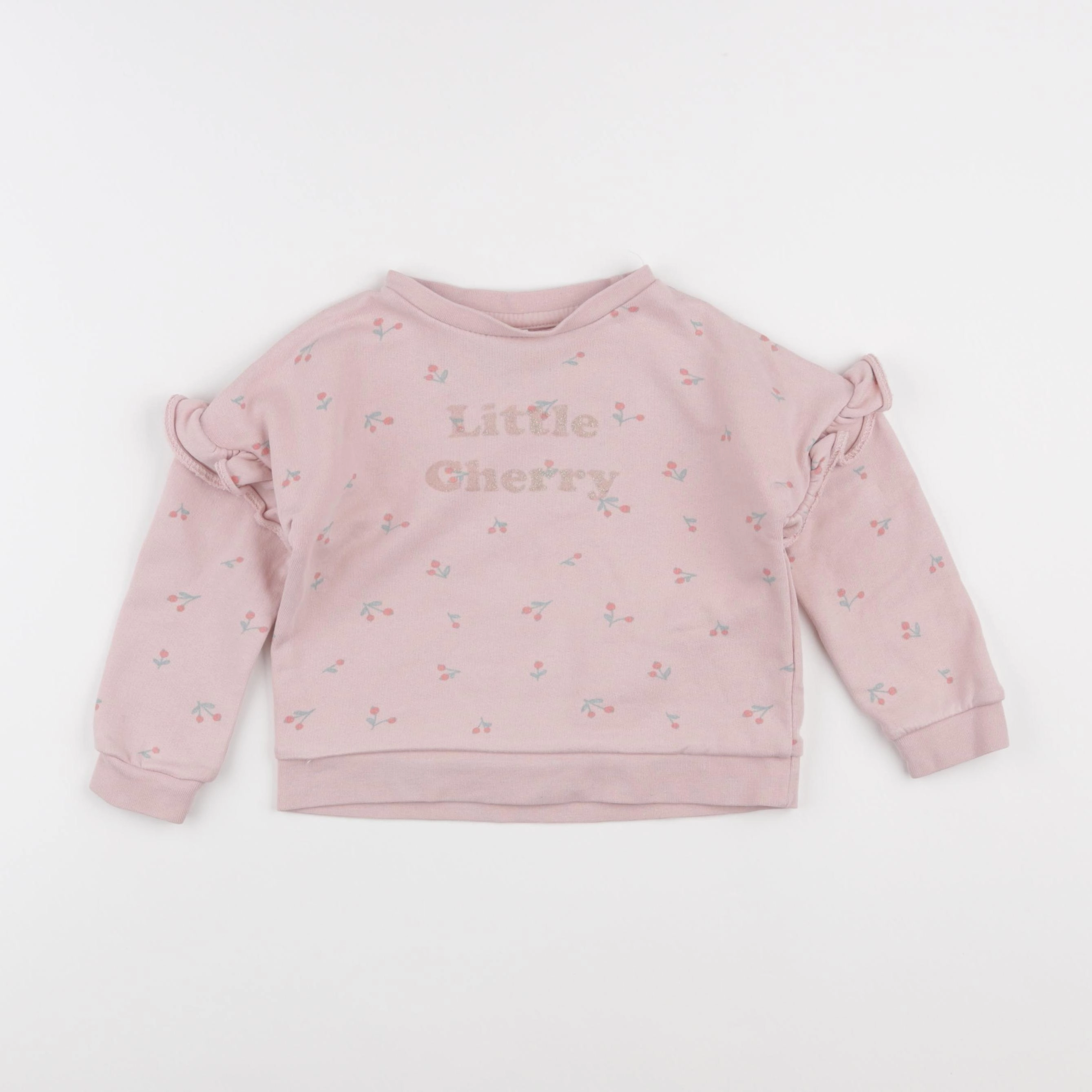 Vertbaudet - sweat rose - 3 ans